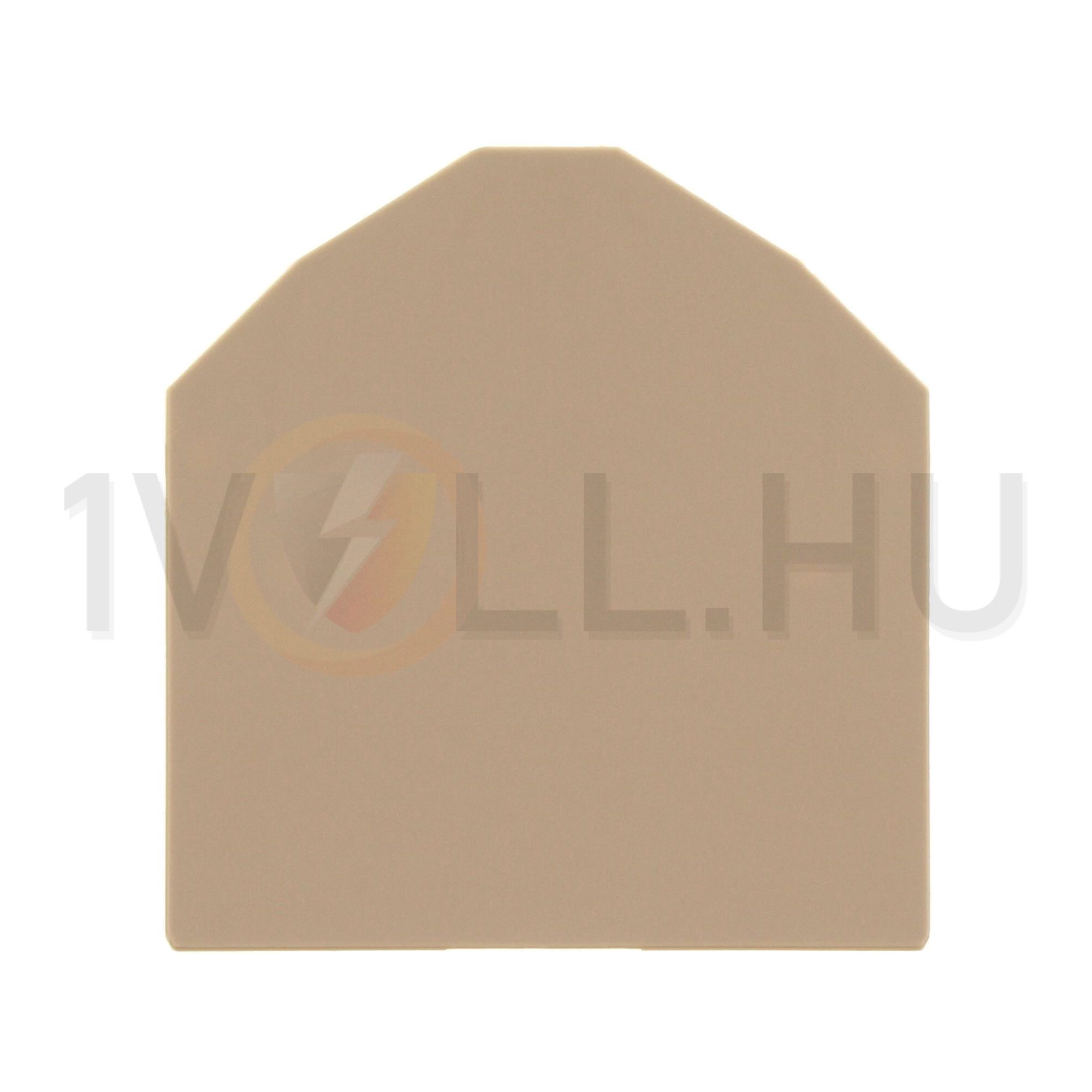 Sorkapocs véglap RK35 sorkapocshoz bézs 1.5mm-va AP 35 BG CONTA-CLIP - 2116.2