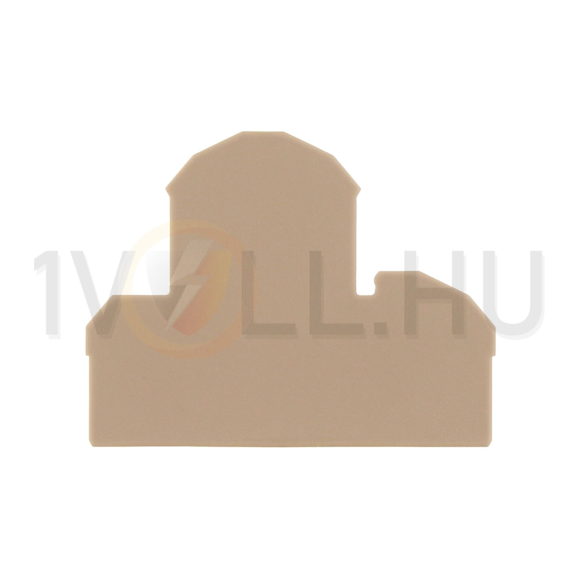 Sorkapocs véglap RKD2,5,RKD4 sorkapocshoz bézs 1.5mm-va AP 4 BG CONTA-CLIP - 2101.2