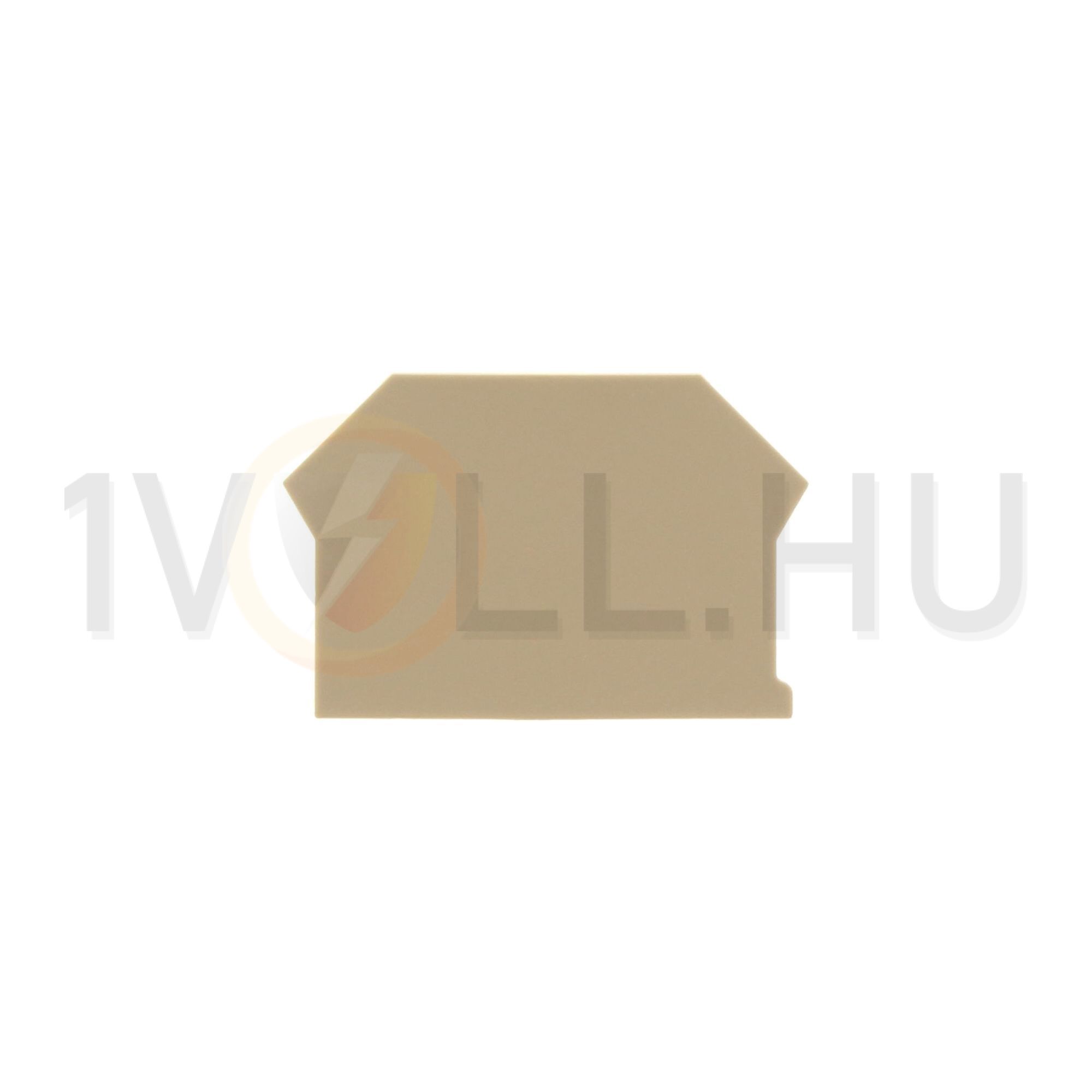 Sorkapocs véglap SRK2,5/2A-SRK10/2A,RK2,5-4,RK6-10,TSK,FF,SF bézs AP 2,5-10 BG CONTA-CLIP - 2001.2