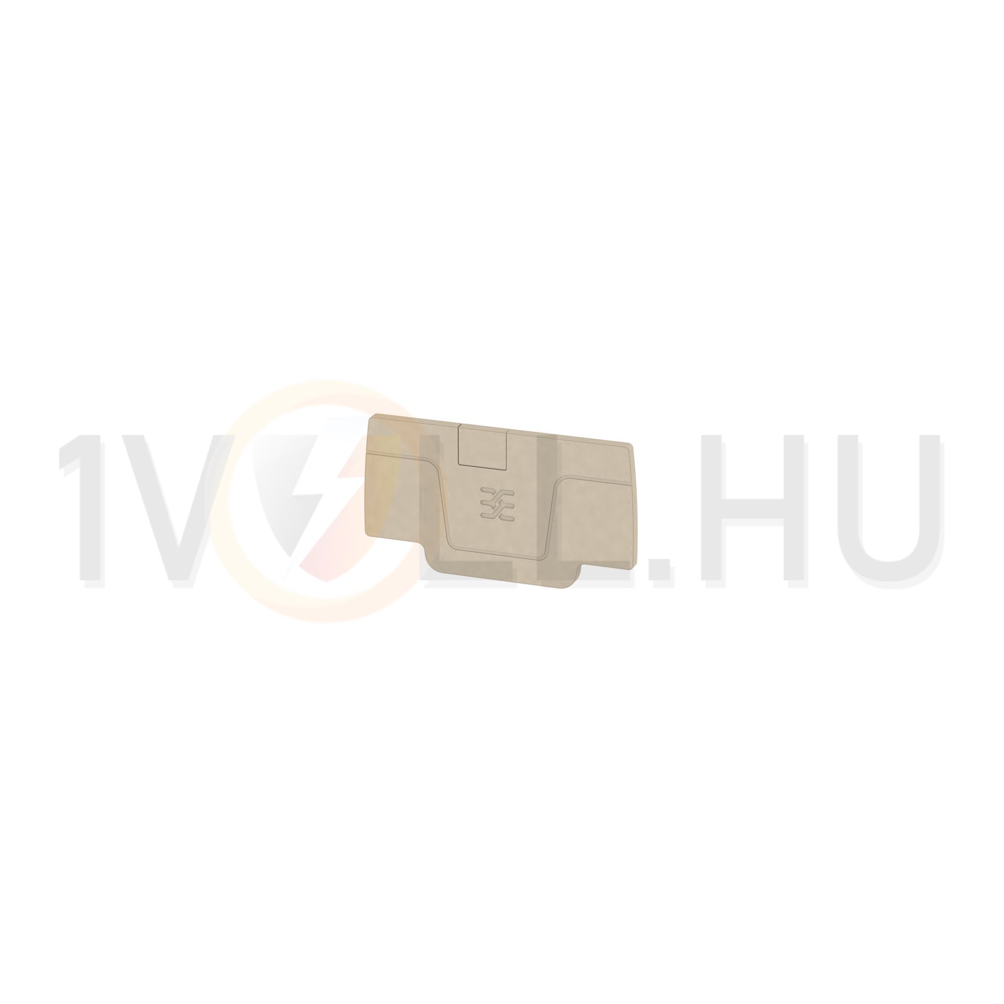 Sorkapocs véglap bézs 2.1mm-va AEP 2C 2.5 Weidmüller - 1514400000