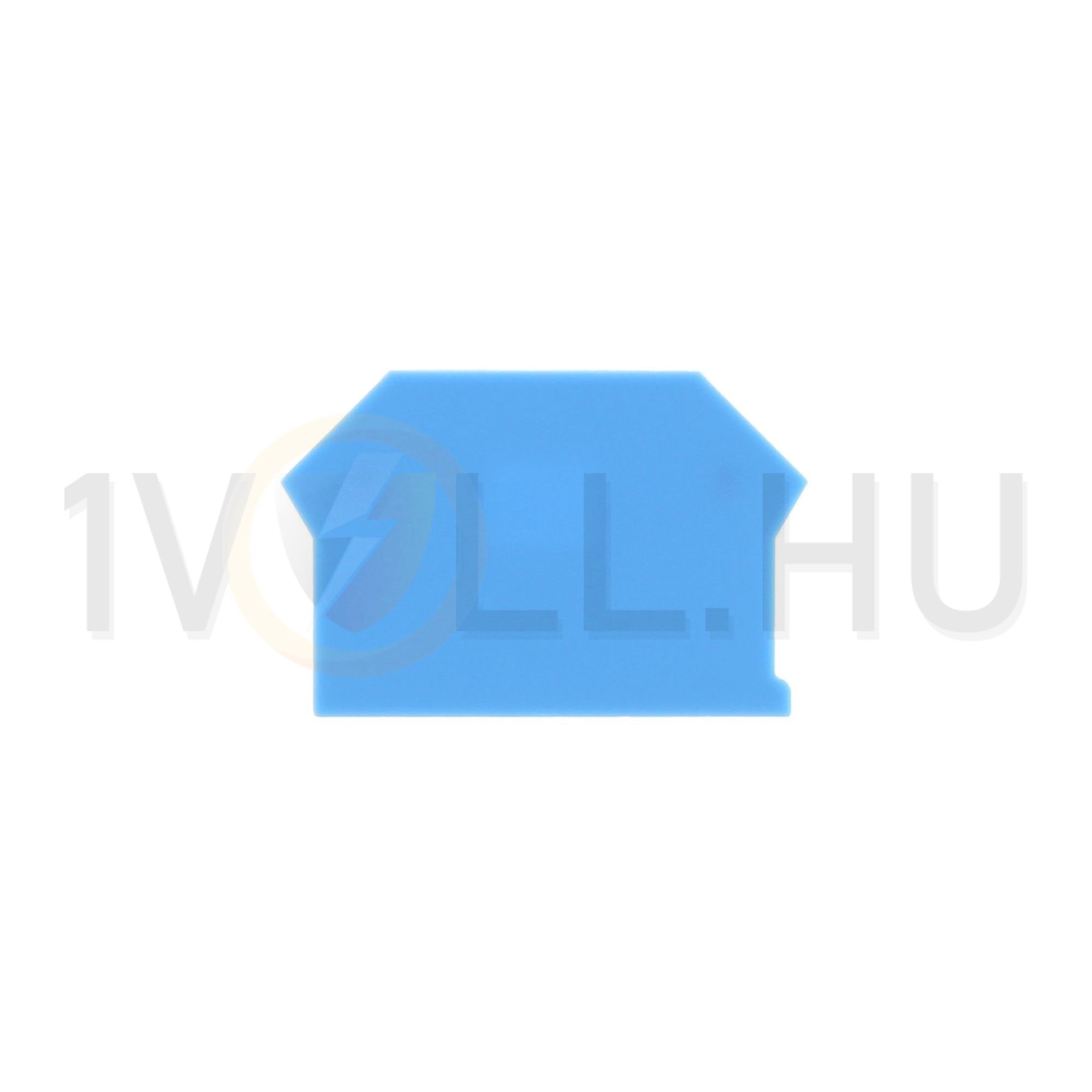 Sorkapocs véglap SRK2,5/2A-SRK10/2A,RK2,5-4,RK6-10,TSK,FF,SF kék 1.5mm-va AP 2,5-10 BU CONTA-CLIP - 2001.5