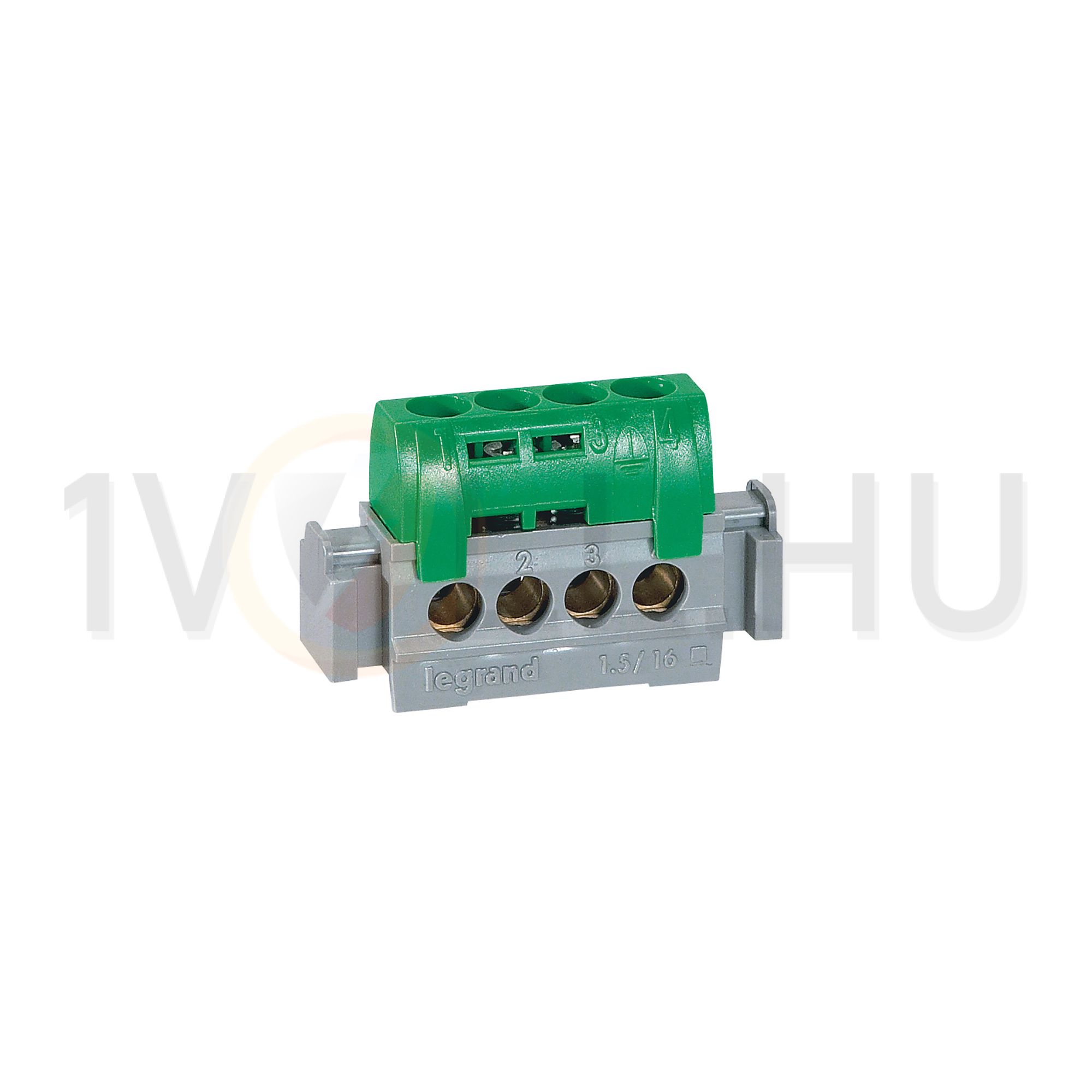 Sorkapocssín PE szigetelt 4x1,5-16mm2 zöld 80A réz kezeletlen Lexic LEGRAND - 004830