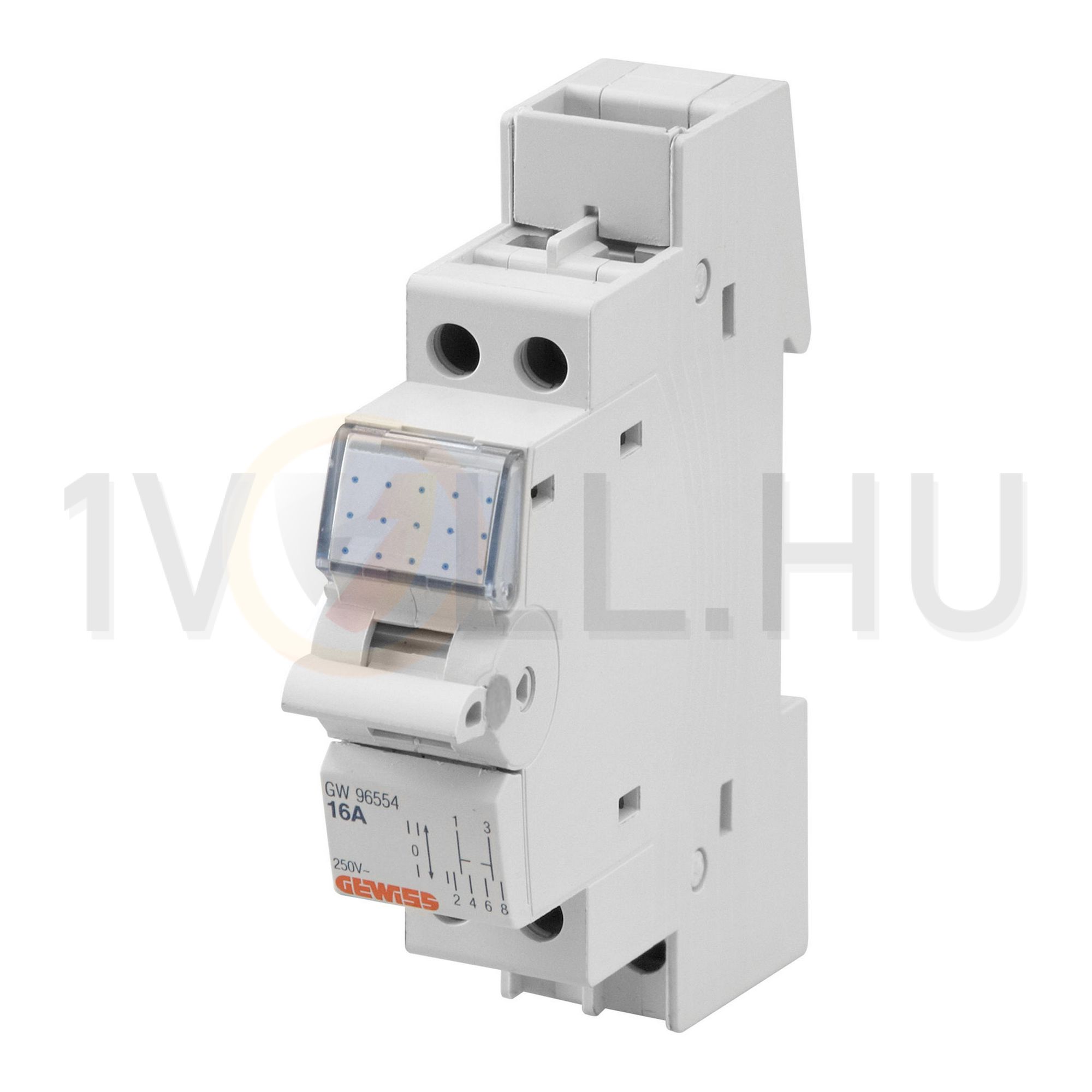 Sorolható 1-2 106 váltókapcsoló 2P 32A 250V AC 1M 90AM GEWISS - GW96556