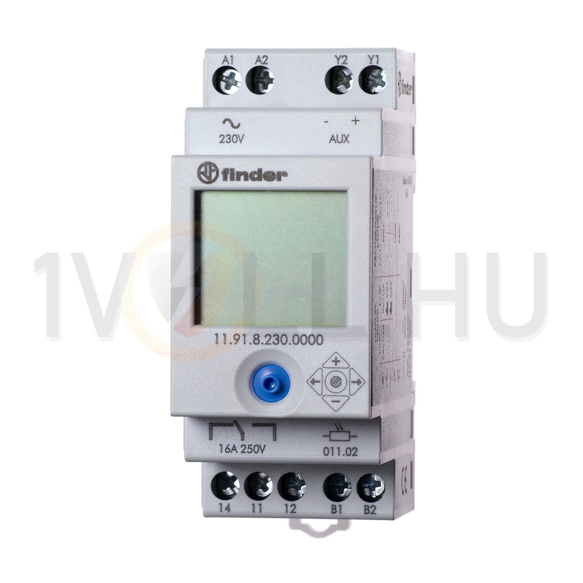 Sorolható alkonykapcsoló érzékelővel 230V 50-60Hz 1-150lx 2000W/izzó 2M 11.91.8.230.0000 FINDER - 119182300000