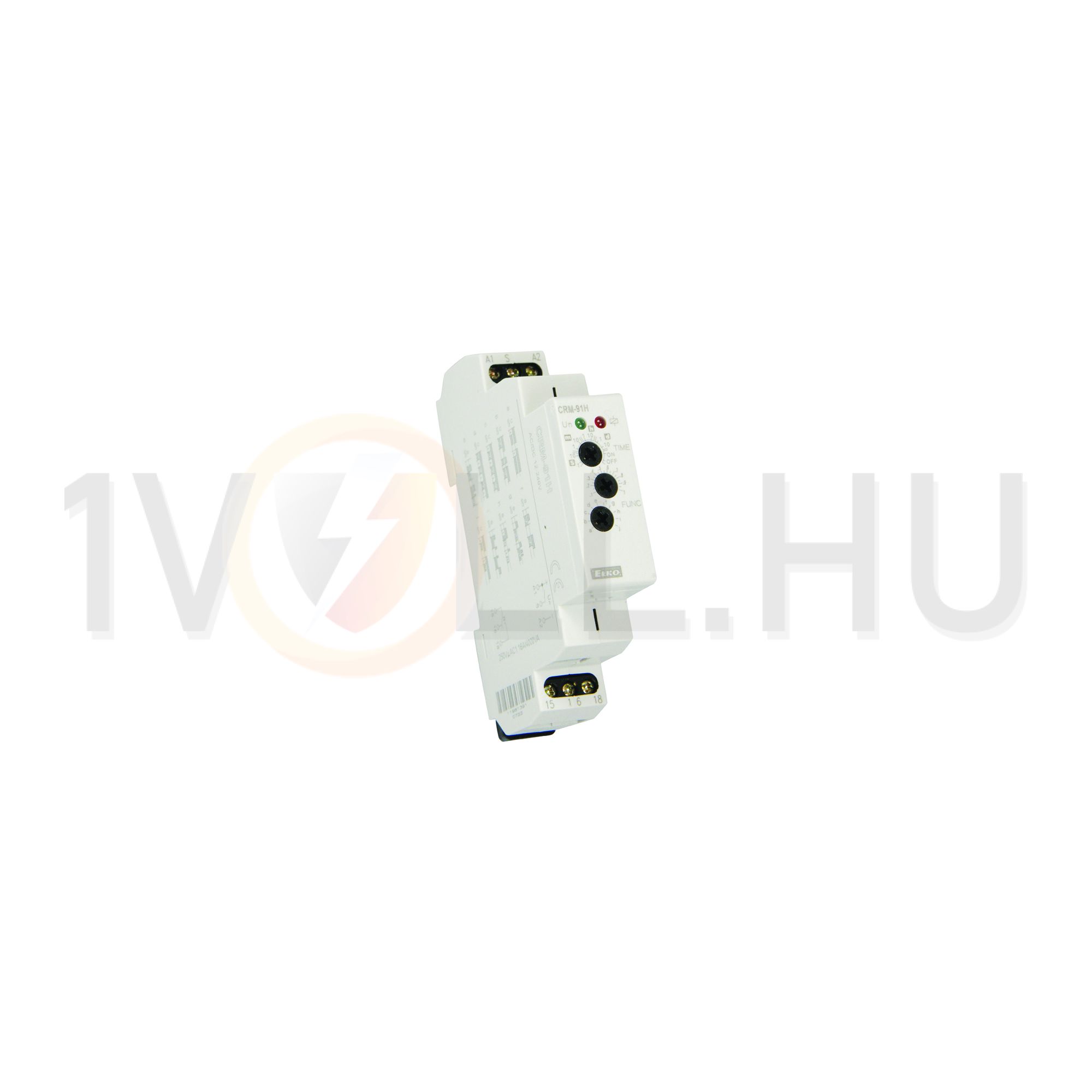 Sorolható időrelé 10-funkciós 0,1s-10nap 12-240V AC/DC-műk. 250V AC CRM-91H/UNI Elko EP - 1242
