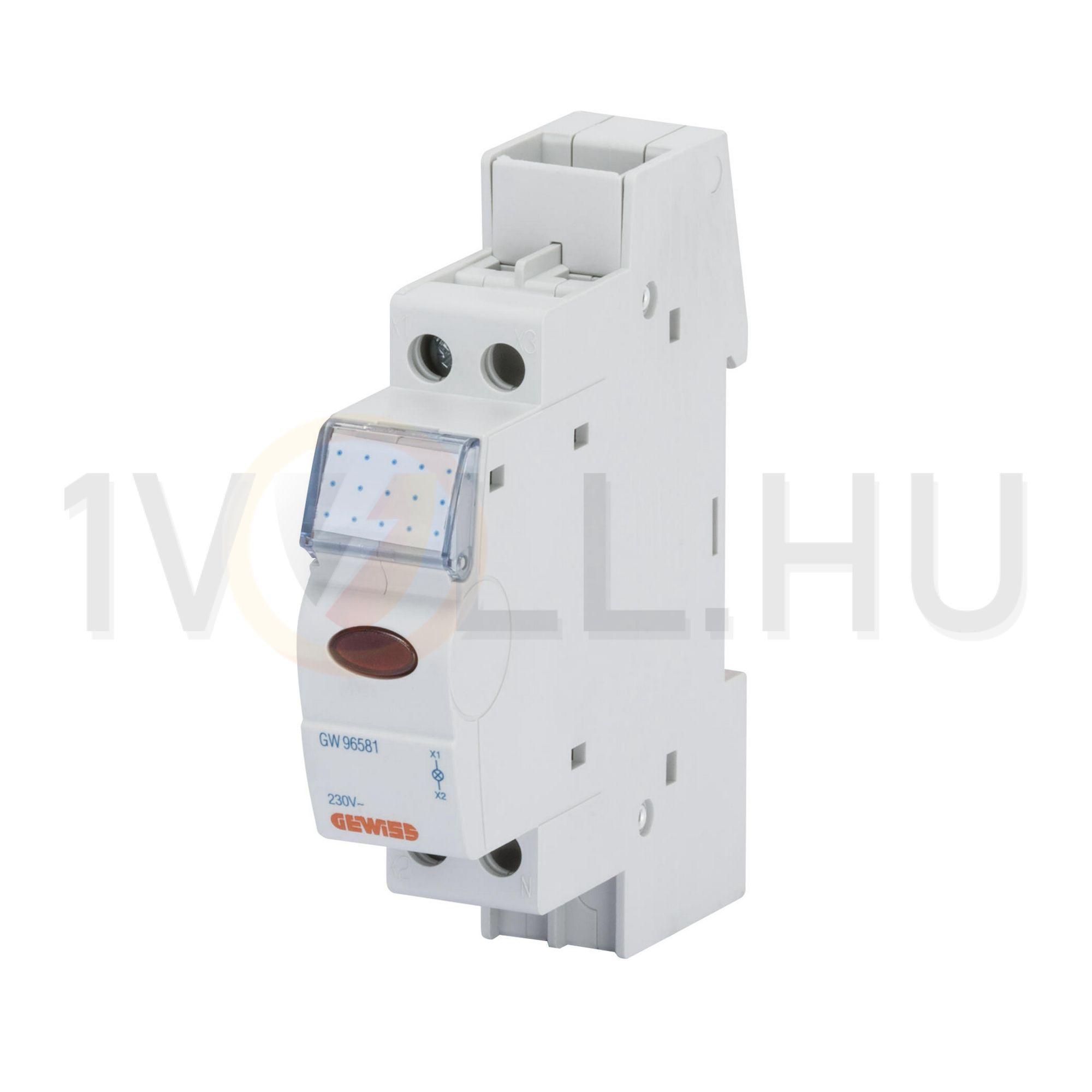 Sorolható jelzőlámpa LED 230V AC 0.8W piros 1M 90AM GEWISS - GW96581