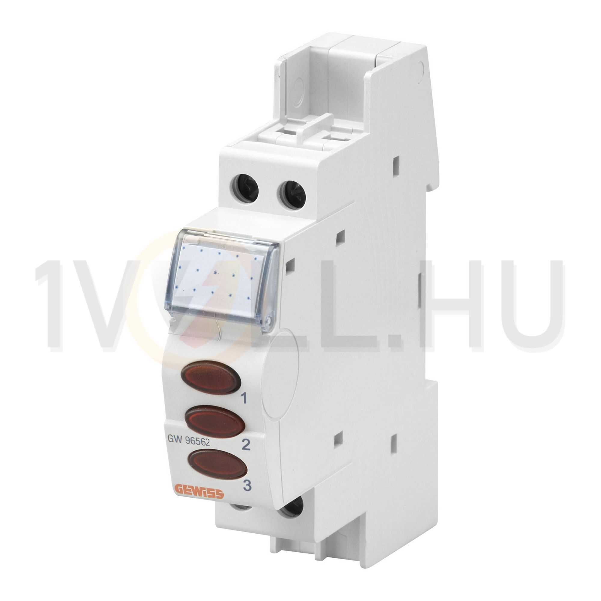 Sorolható jelzőlámpa piros-piros-piros LED 230V AC 0.8W piros 1M 90AM GEWISS - GW96592