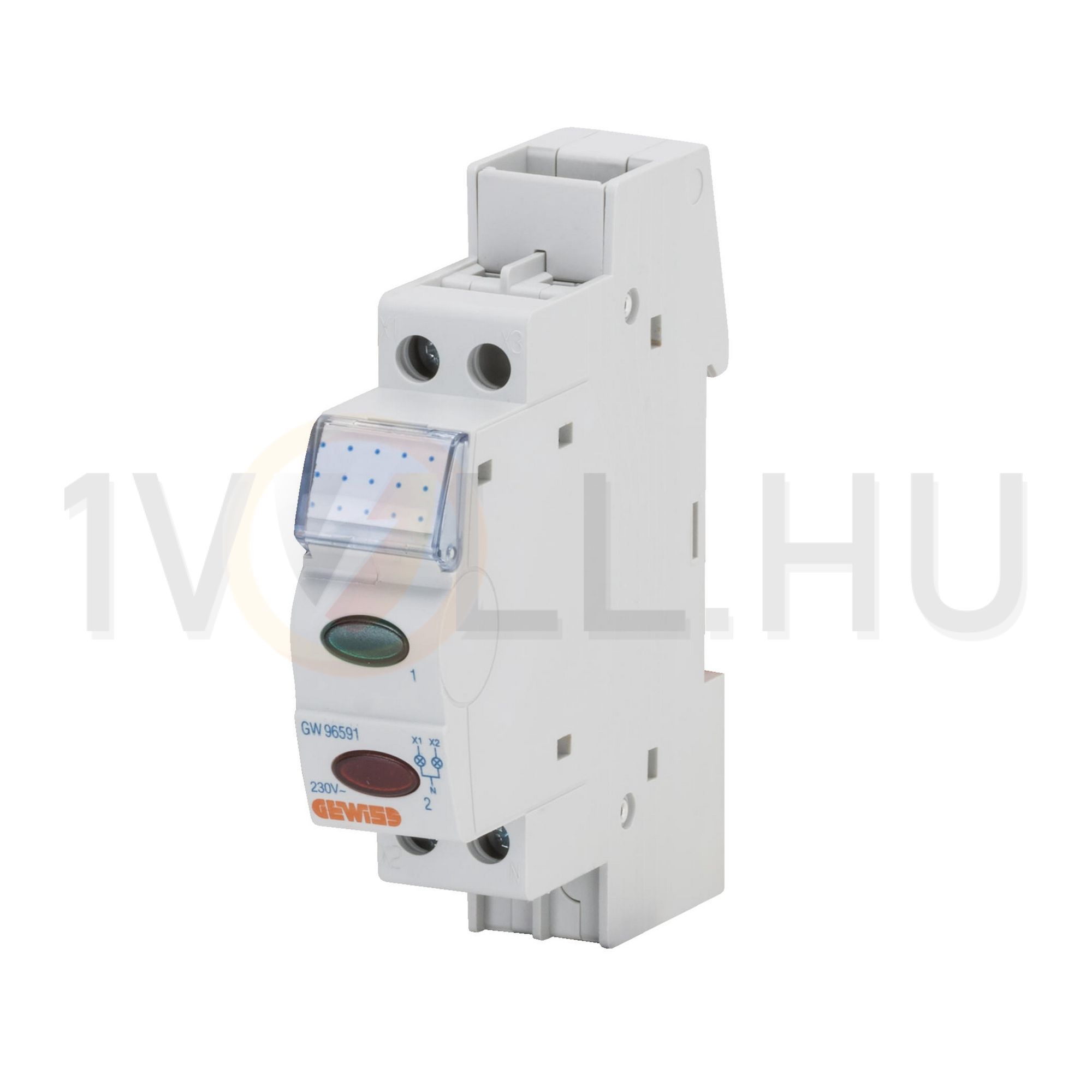 Sorolható jelzőlámpa piros-zöld LED 230V AC 0.8W 1M 90AM GEWISS - GW96591