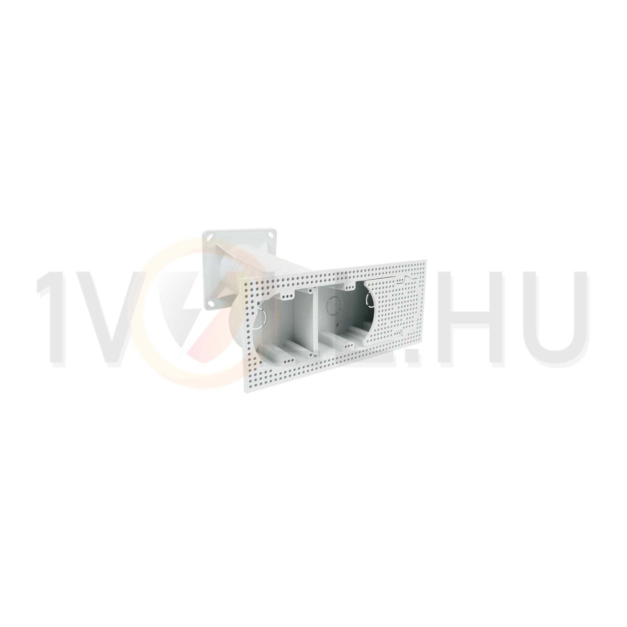 Süllyesztett szerelvénydoboz hőszigetelésbe műanyag 231mmx 120mm 247mm szürke KEZ KOPOS - KEZ-3_KB