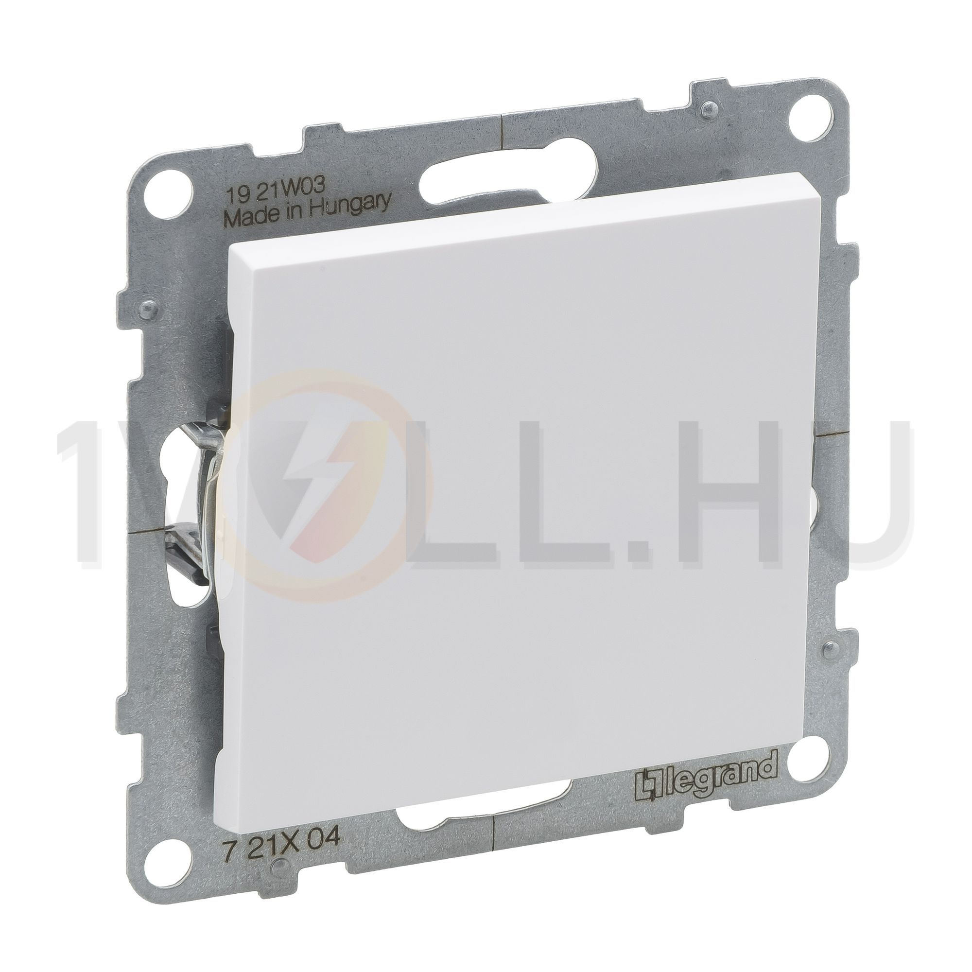 Suno 101 1P kapcsoló 101 1P kapcsoló betét közp. fedéllel fehér süllyesztett rugós IP20 LEGRAND - 721104