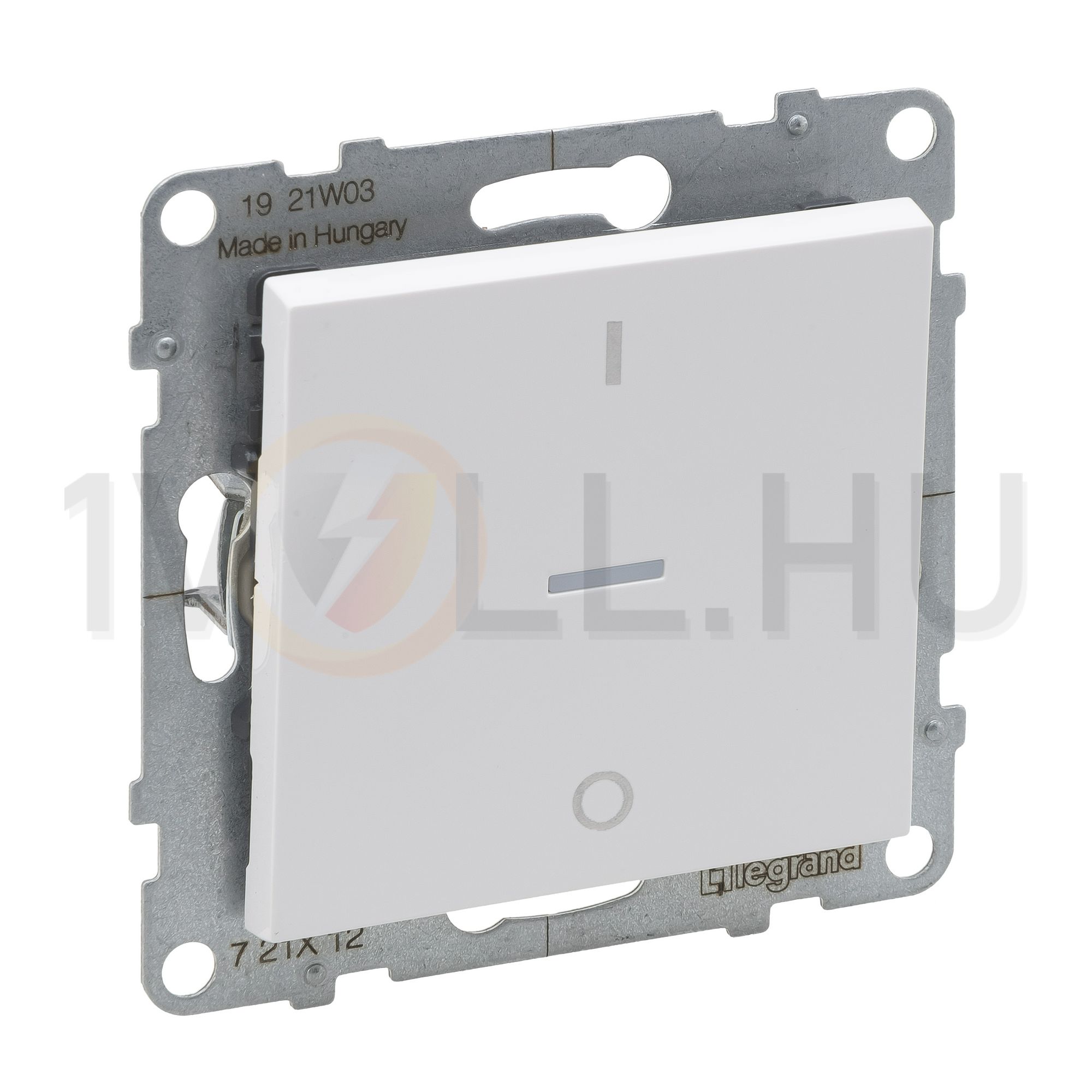 Suno 102 2P kapcsoló (O-I) 102 2P kapcsoló kezelőelem fehér süllyesztett csavaros IP20 LEGRAND - 721112