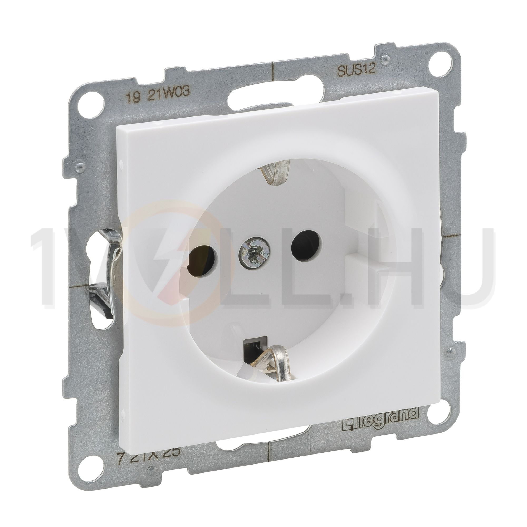 Suno 162 dugalj földelt fehér IP20 süllyesztett csavaros LEGRAND - 721125