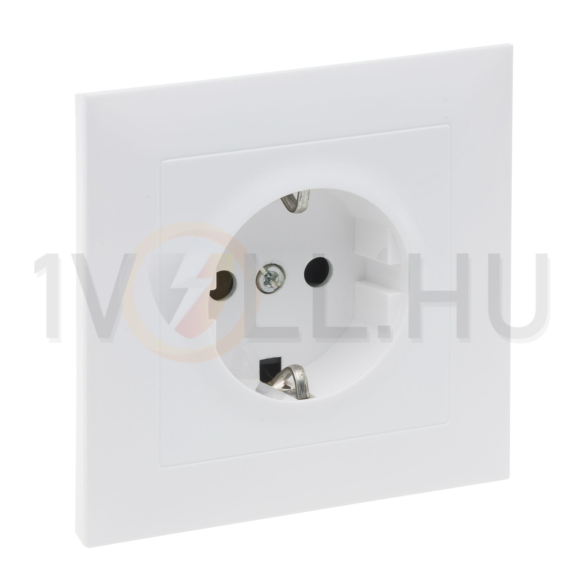 Suno 162 dugalj földelt gyerekzárral fehér IP20 süllyesztett csavaros LEGRAND - 721128