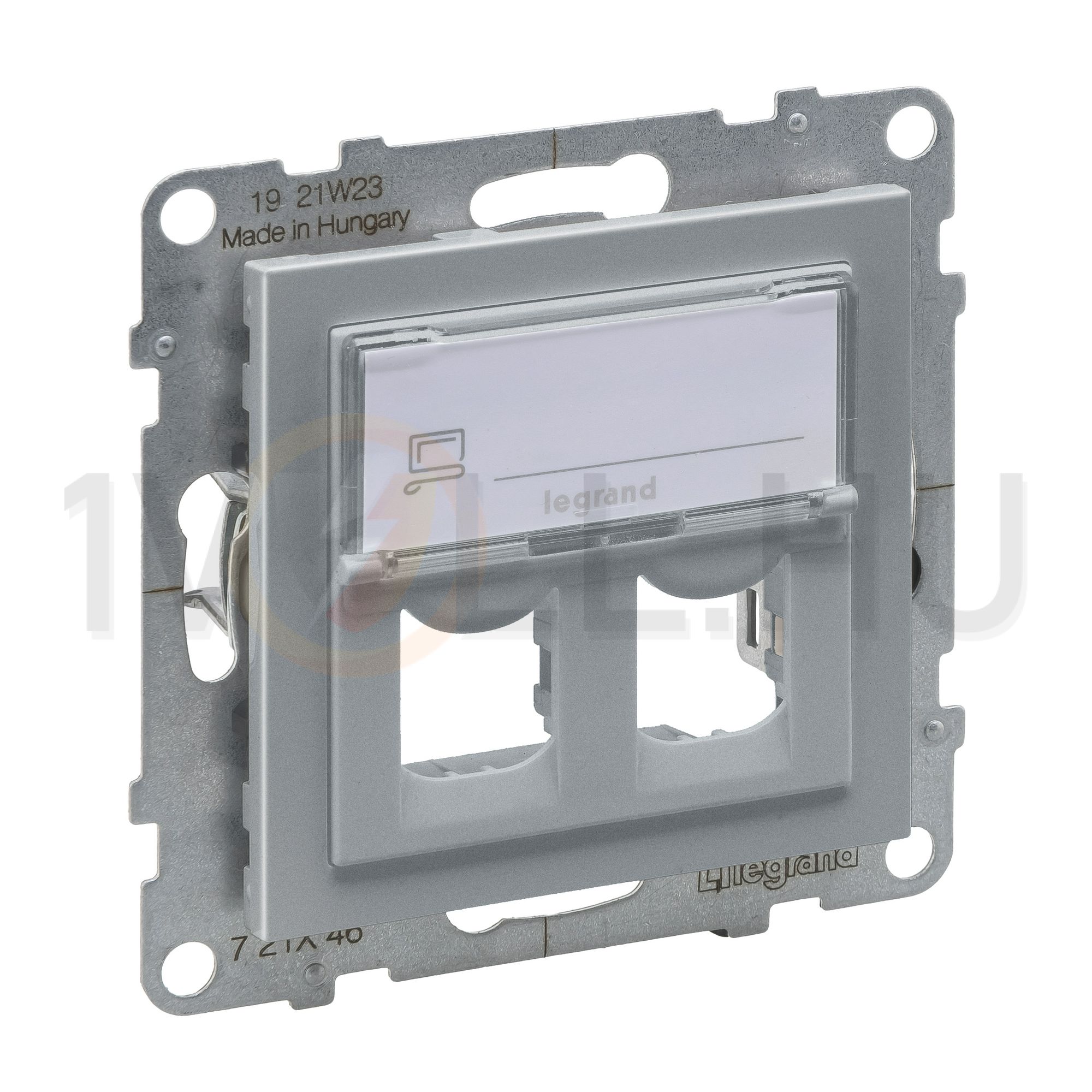 Suno adatcsatlakozó adapter kettős Keystone műanyag alumínium LEGRAND - 721346