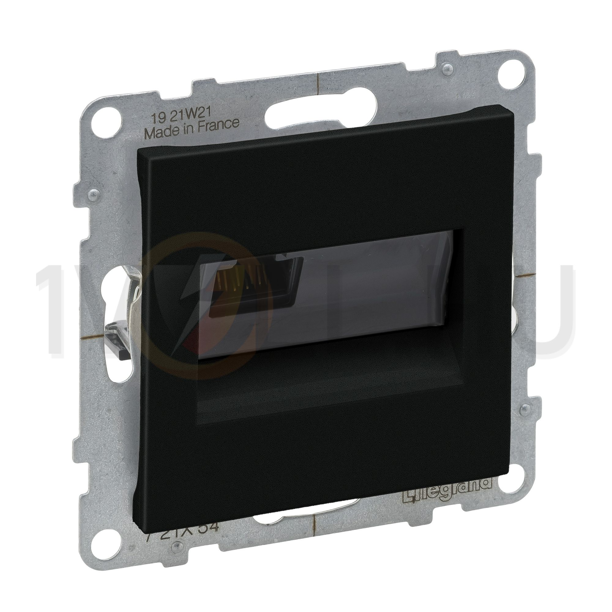 Suno adatcsatlakozó dugalj UTP RJ45 8(8) Cat6A(TIA) fekete LEGRAND - 721454