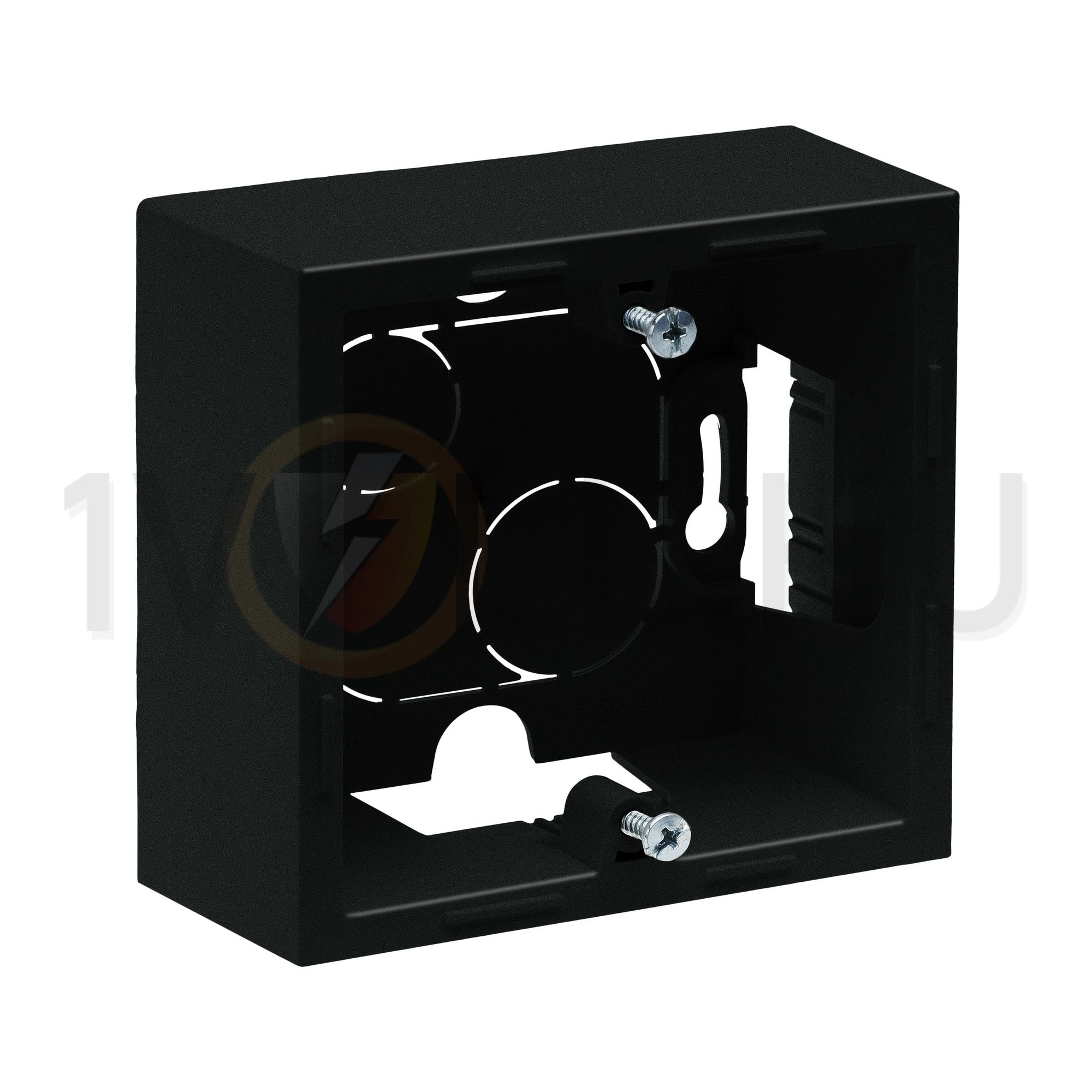 Suno kiemelődoboz 1-egység vízszintes és függőleges fekete négyszögletes műanyag IP2X LEGRAND - 721494