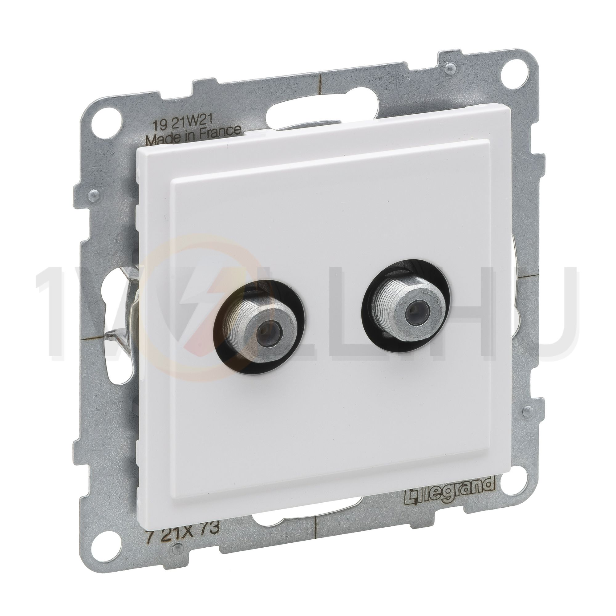 Suno TV (F) 2-kimenet végzáró süllyesztett 1.5dB/860MHz fehér 1.5dB/2150MHz LEGRAND - 721173