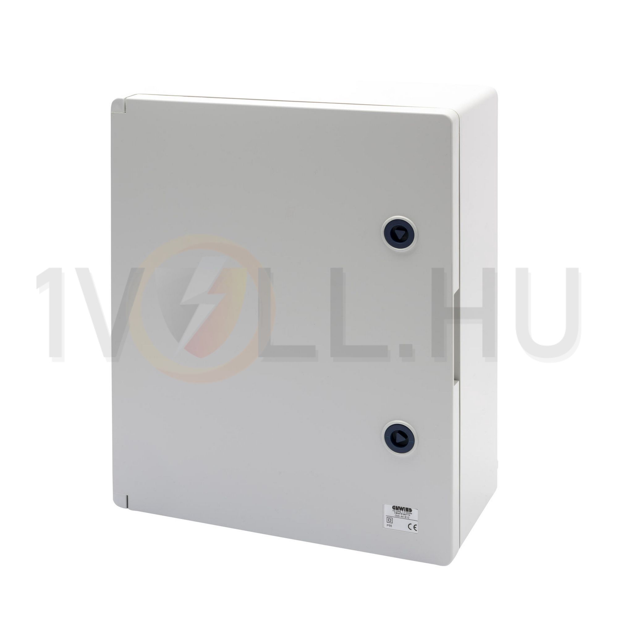 Szekrény fali szerelőlemez nélkül műanyag 396mm x 316mm x 160mm IP55 szürke 44CEP GEWISS - GW44810