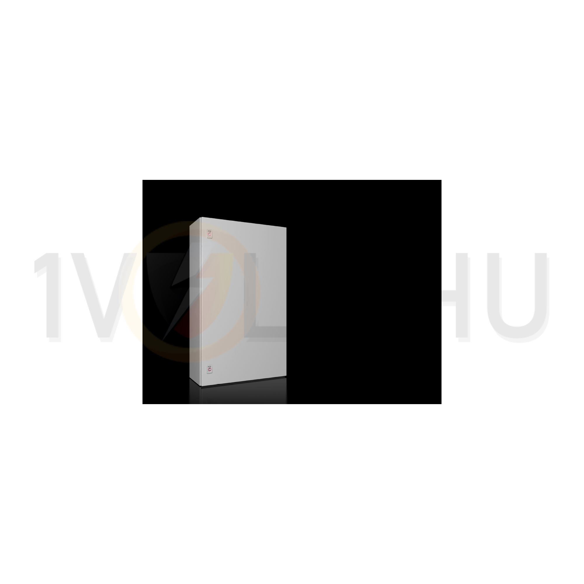 Szekrény fali teli ajtós acél szerelőlappal 1000mm x 600mm x 250mm IP66 AX 1090.000 Rittal - 1090000