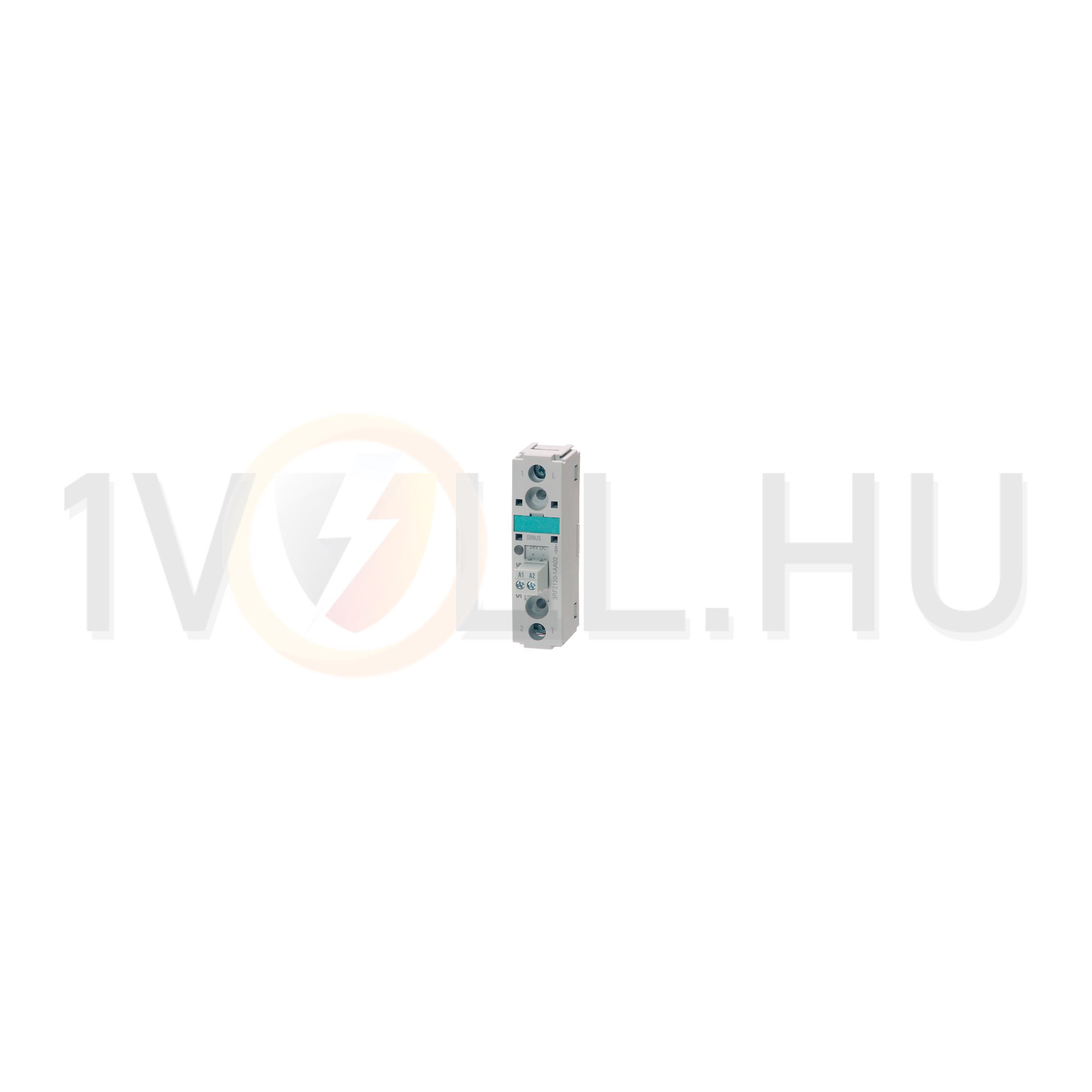 Szilárdtest relé hűtőborda nélkül 1Z 15-24VDC csavaros 20A/AC-1/400V SIRIUS SIEMENS - 3RF2120-1AA02