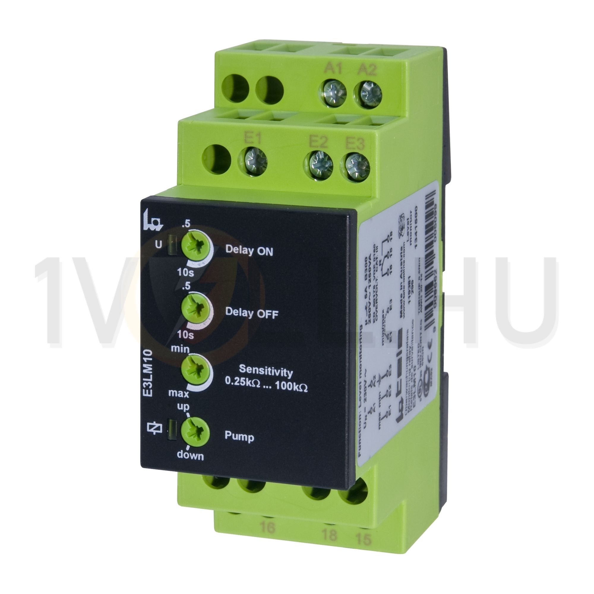 Szintkapcsoló relé vezetőképesség-elvű 1z 230V50Hz 230VDC AC Enya E3LM10 Tele-Haase - 1341500