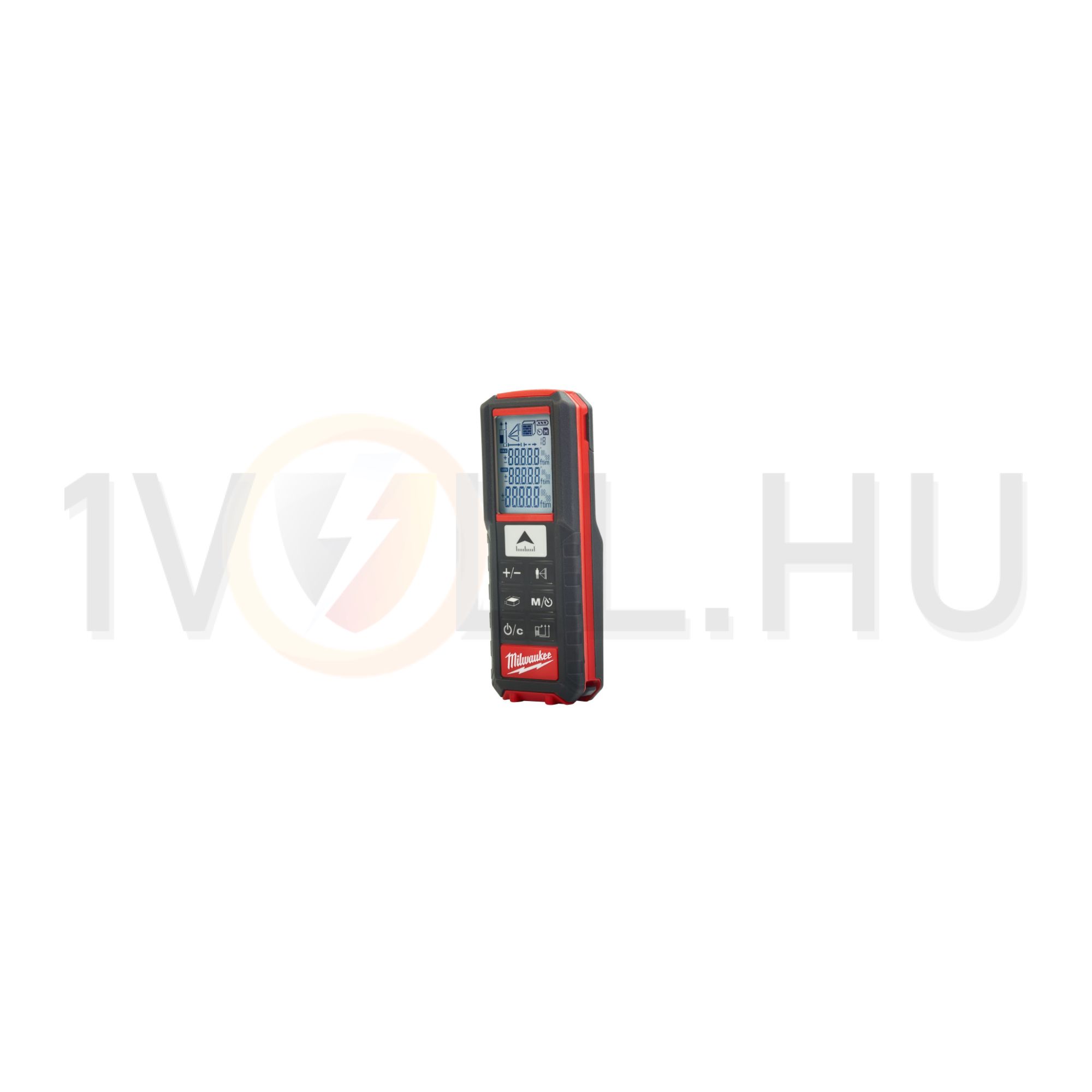 Lézeres távolságmérő LCD 2xAAA-elemes 50m-sugárhossz Class 2 NiMH fekete IP54 LDM50 Milwaukee - 4933447700