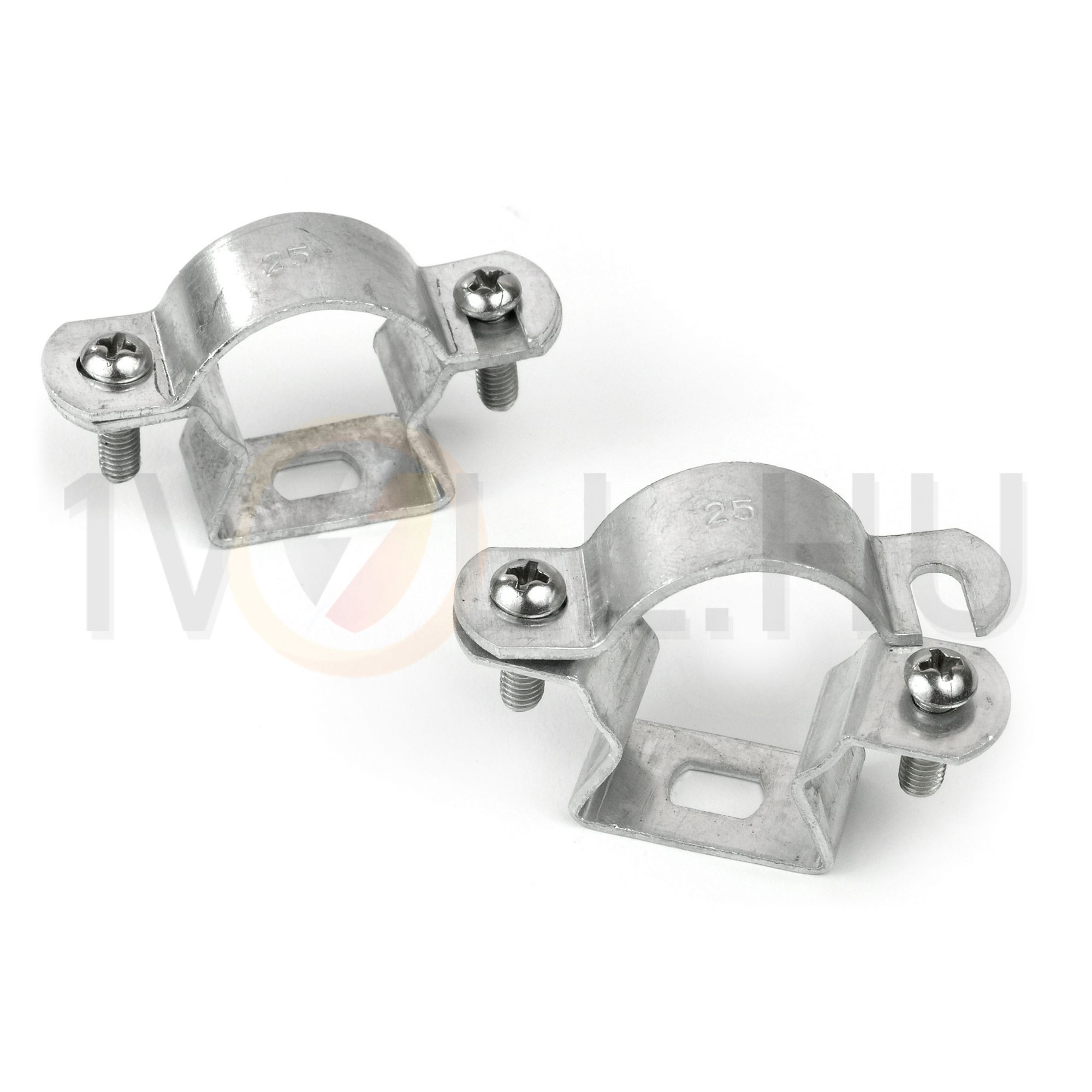 Távtartó csőbilincs rozsdamentes csavarokkal 32mm-csőátmérőhöz acél zárt natúr SRAS 32 FV Dietzel - 096298