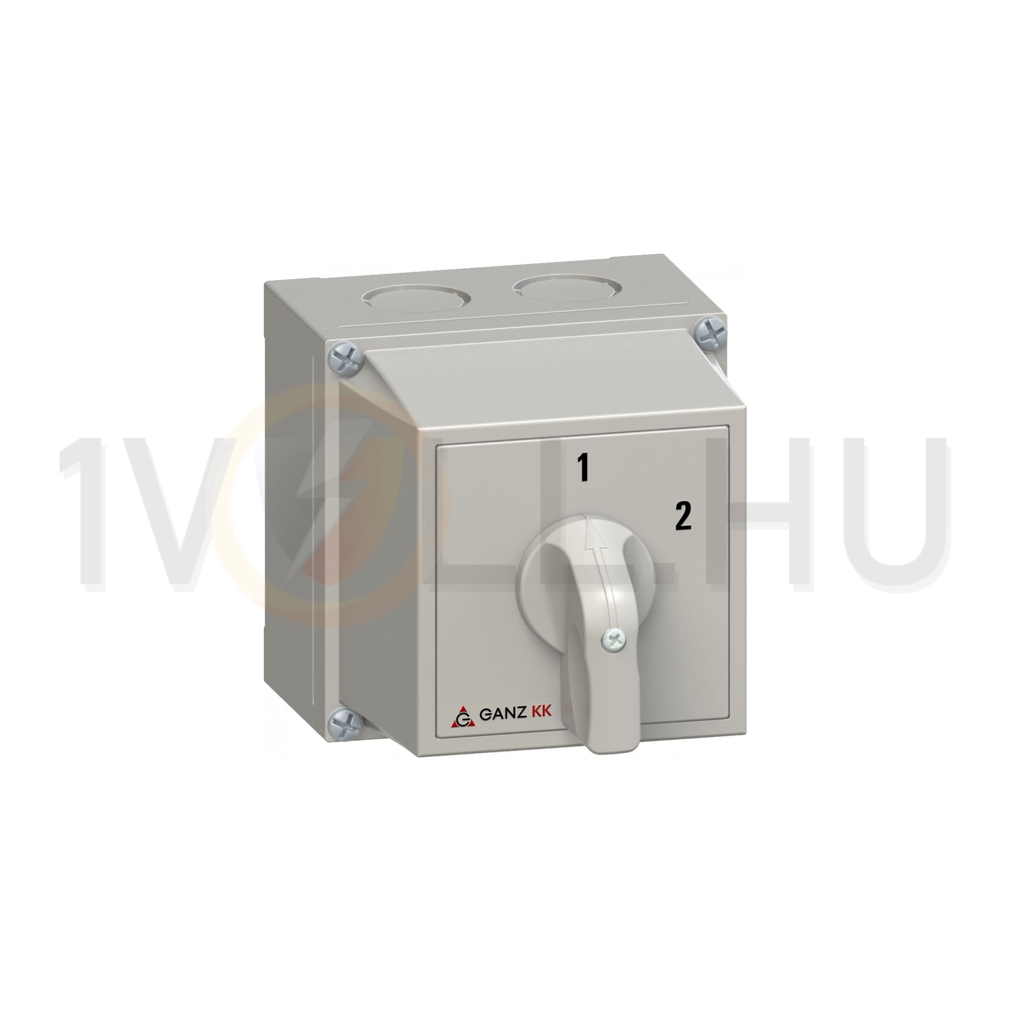 Terhelés 1-2 átkapcsoló 3P 20A tokozott KKM0-20-6004 Ganz KK - 3AC6004XB00S40
