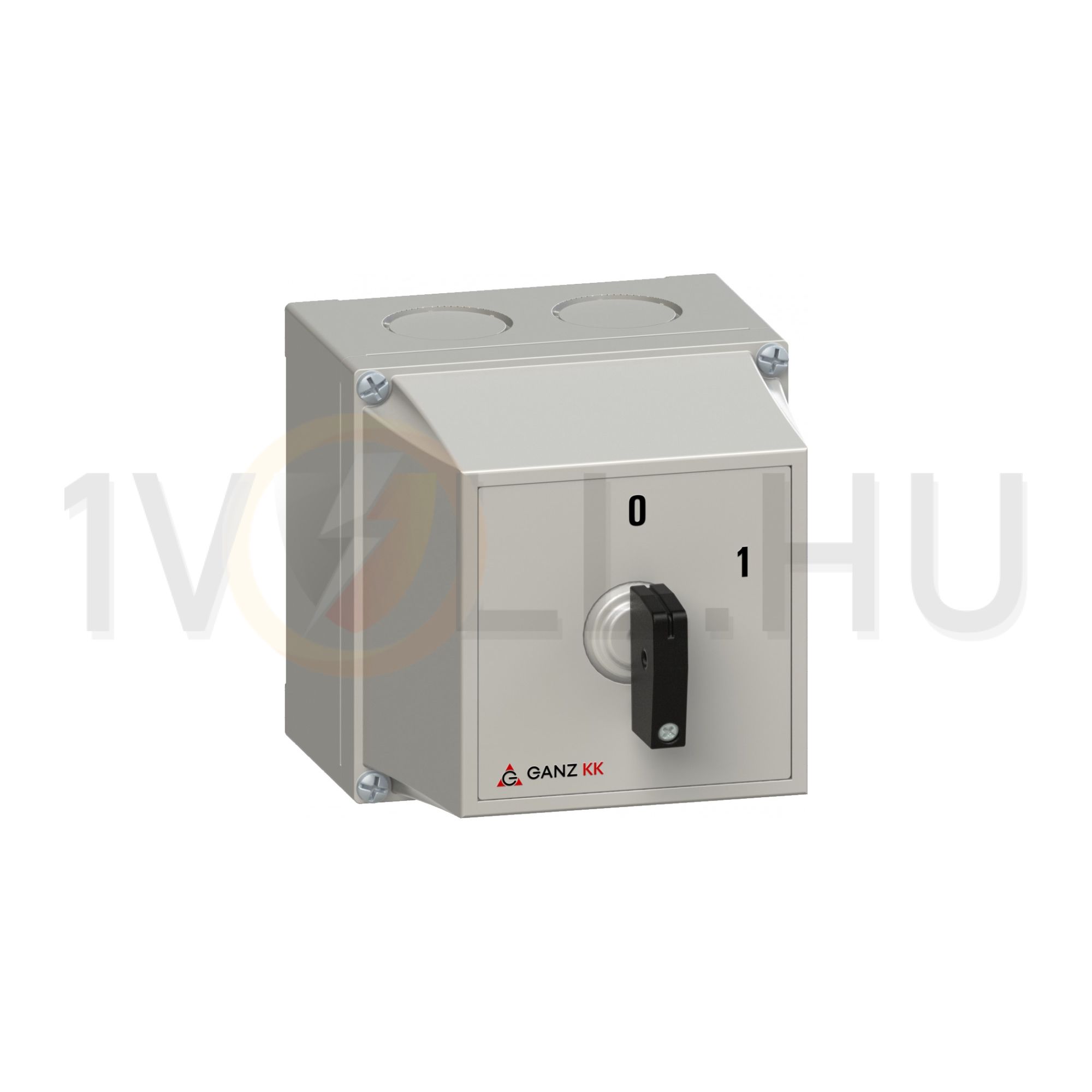 Terhelés be-ki kapcsoló 3P 20A tokozott KKMZ0-20-6002 Ganz KK - 4ZC6002XZ00S20
