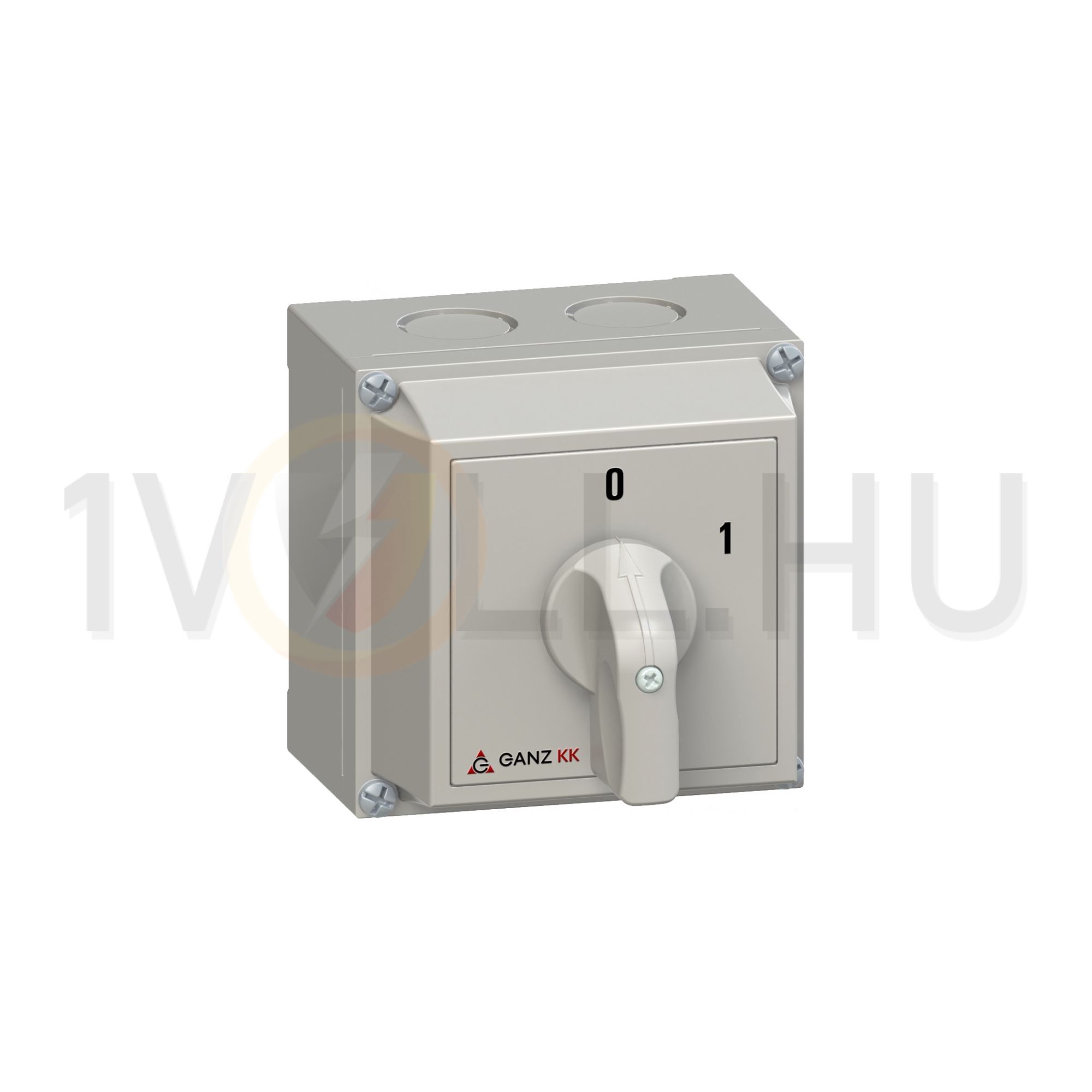 Terhelés be-ki kapcsoló 4P 20A tokozott KKM0-20-6044 Ganz KK - 3AC6044XB00S20