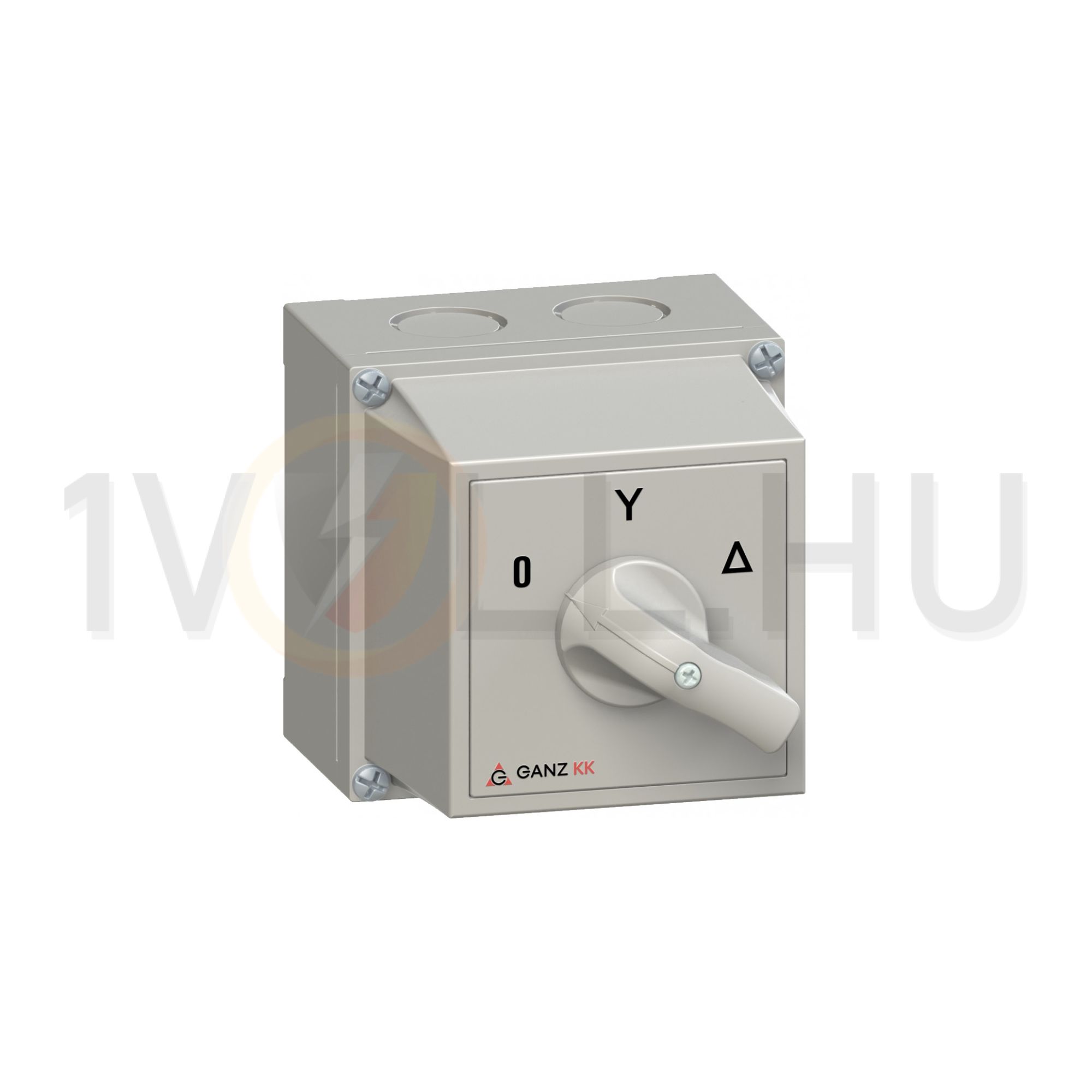 Terhelés csillag-delta kapcsoló 3P 20A tokozott KKM0-20-6009 Ganz KK - 3AC6009XB00S40