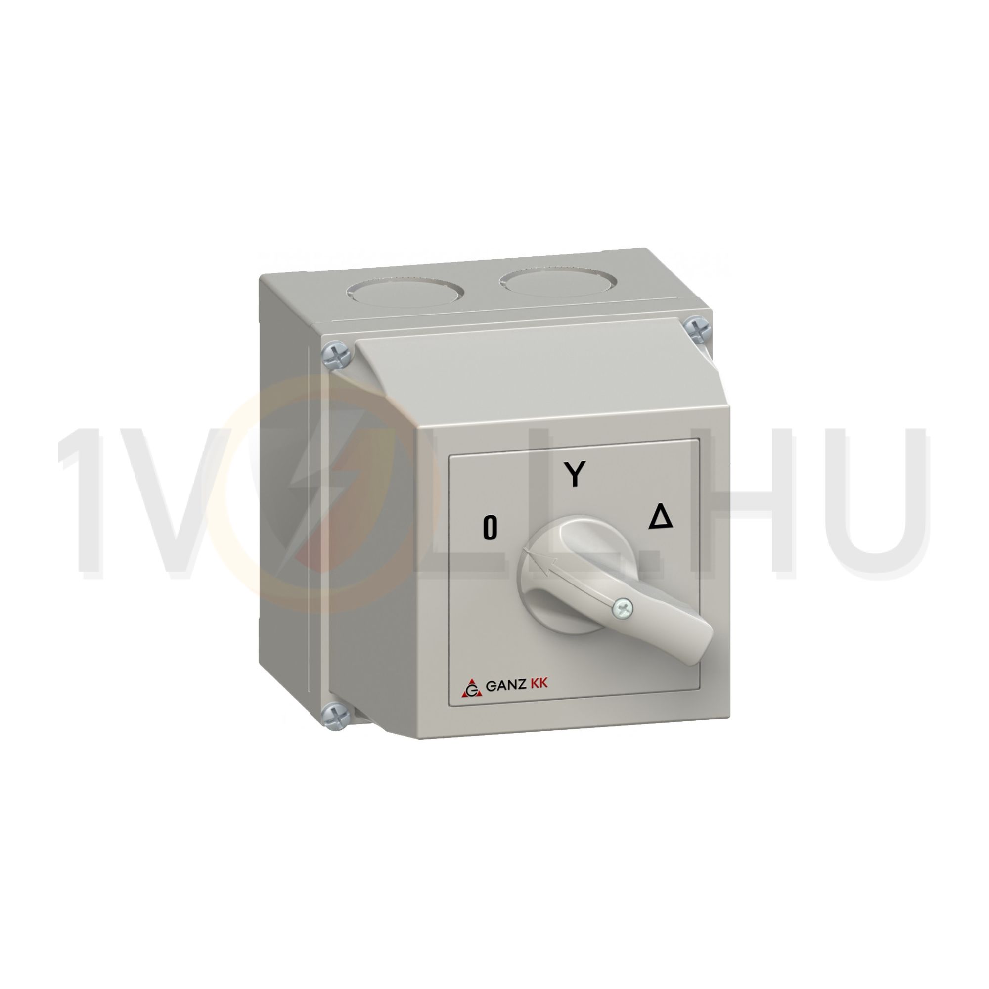 Terhelés csillag-delta kapcsoló 3P 32A tokozott KKM1-32-6009 Ganz KK - 4AF6009XB00S40