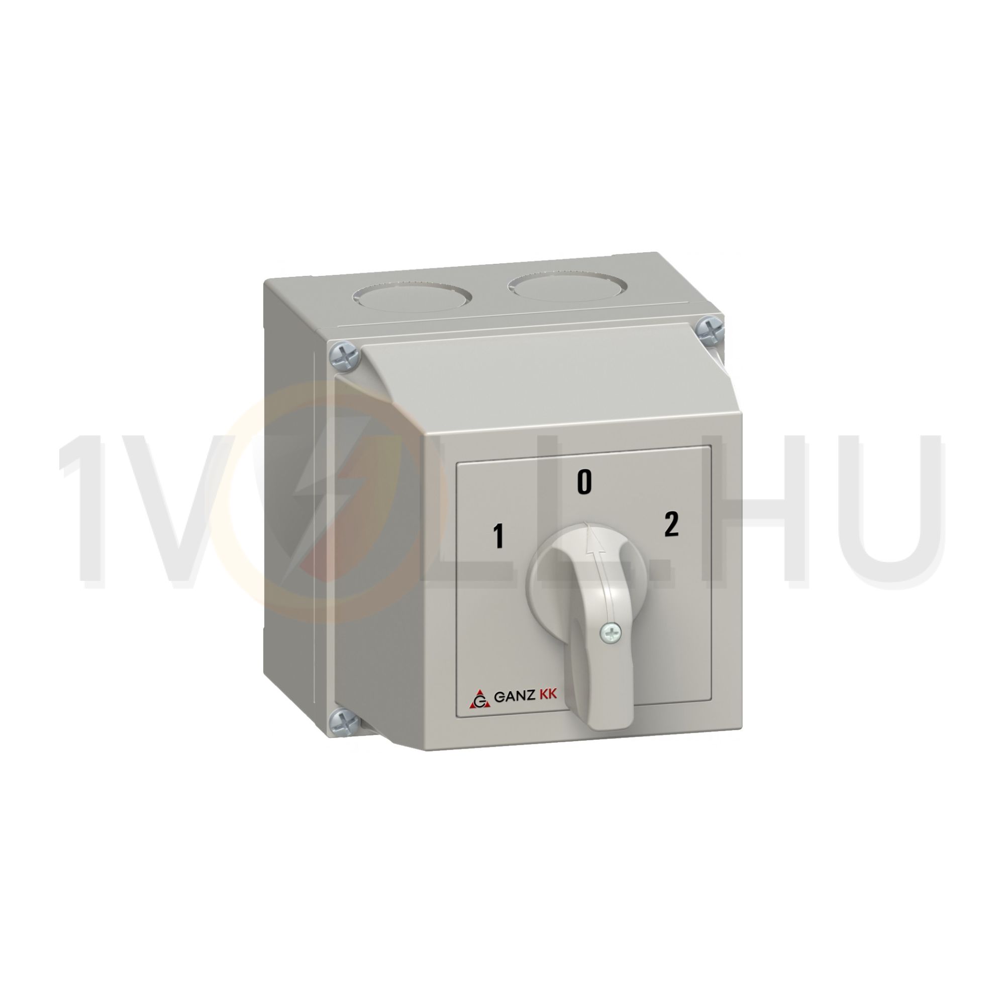 Terhelés irányváltó kapcsoló 3P 32A tokozott KKM1-32-6008 Ganz KK - 4AF6008XB00S40