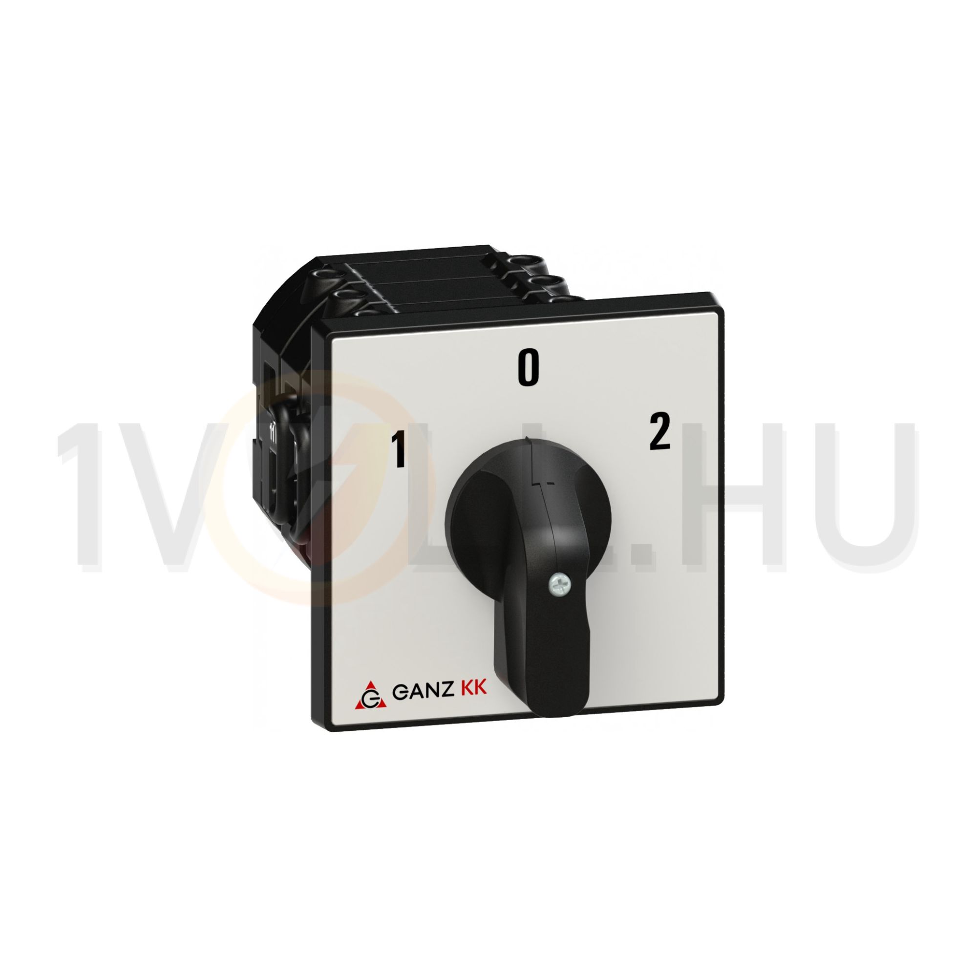 Terhelés irányváltó kapcsoló 3P 63A előlapra KK2-63-6008 Ganz KK - 903-6008-701