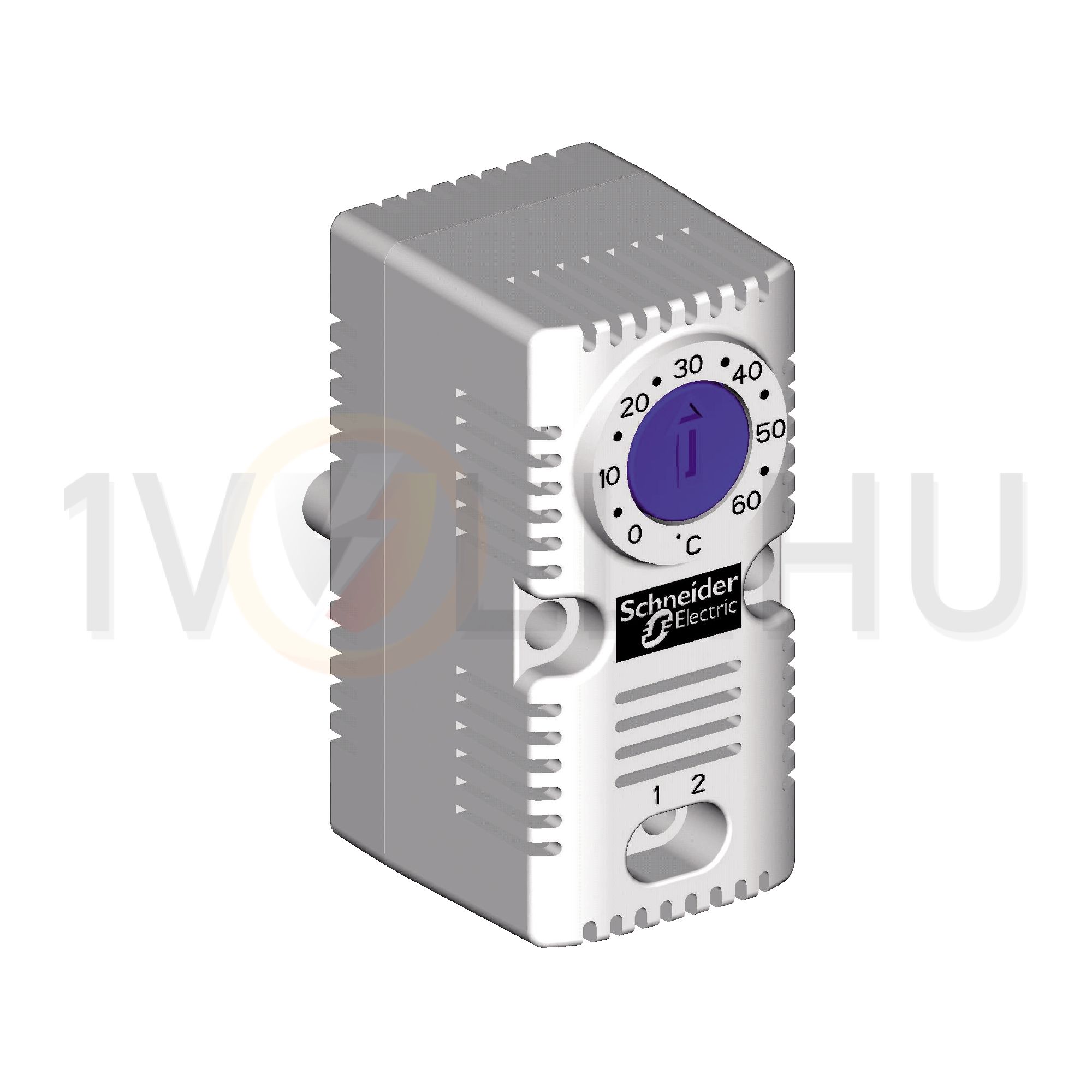 Termosztát sorolható hűtés 0-60°C 10A 250V záró ClimaSys CC Schneider - NSYCCOTHO