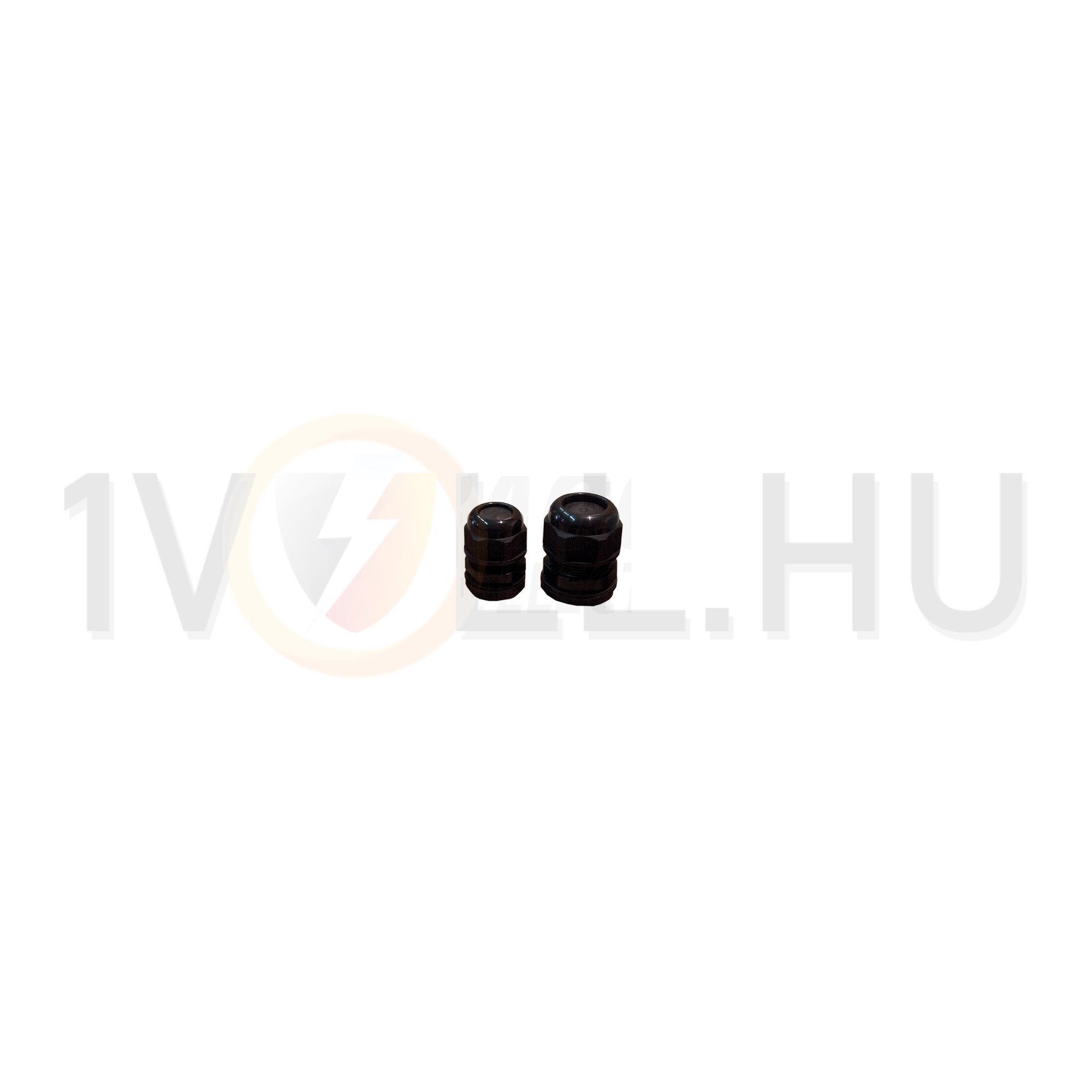 Tömszelence M 25 ellenanyával 12-18mm-kábelátmérőhöz műanyag fekete TRACON - MG-25F