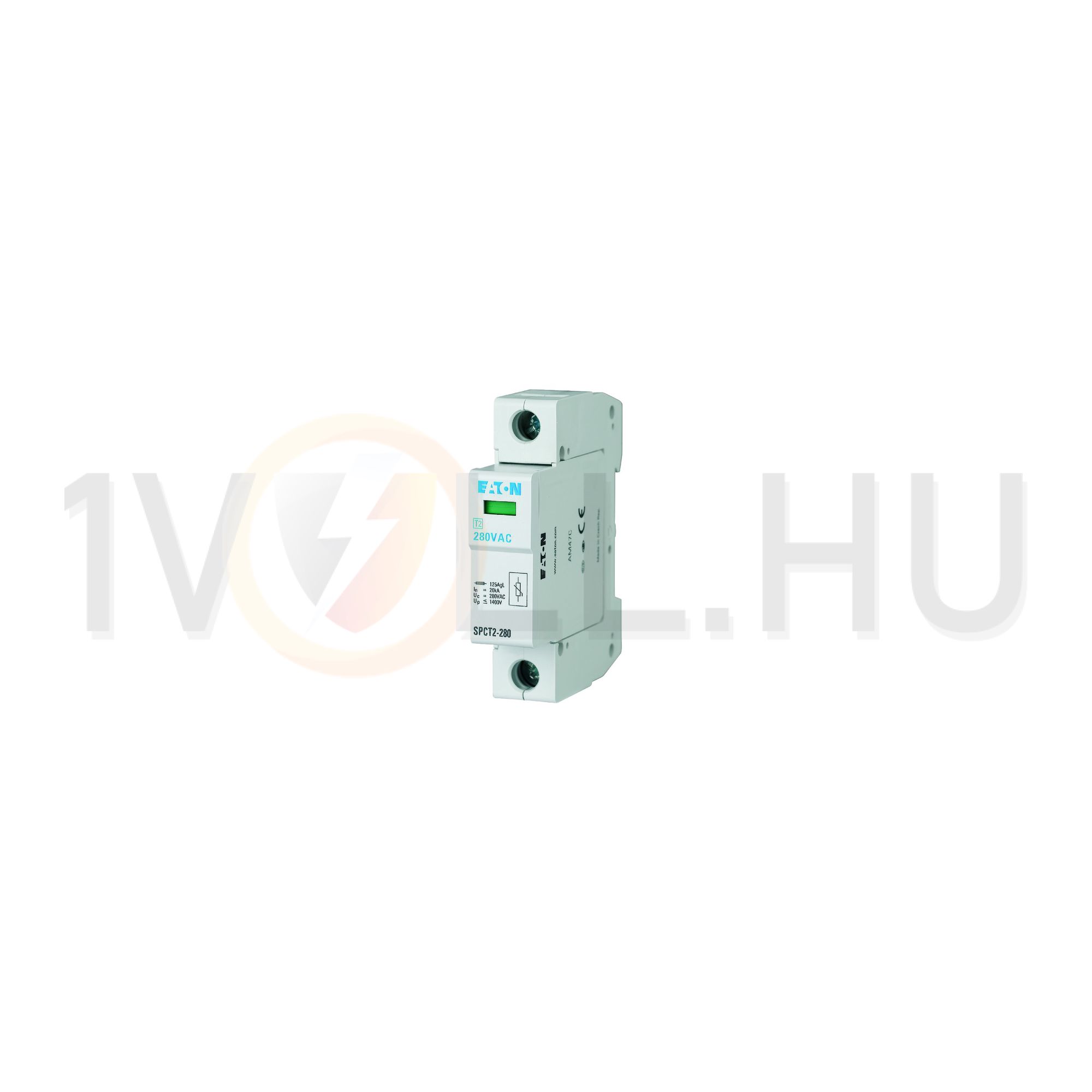 Túlfeszültség-levezető dugaszolható 1P T2 TN 280V/AC 40kA 1M SPCT2-280/1 EATON - 167593