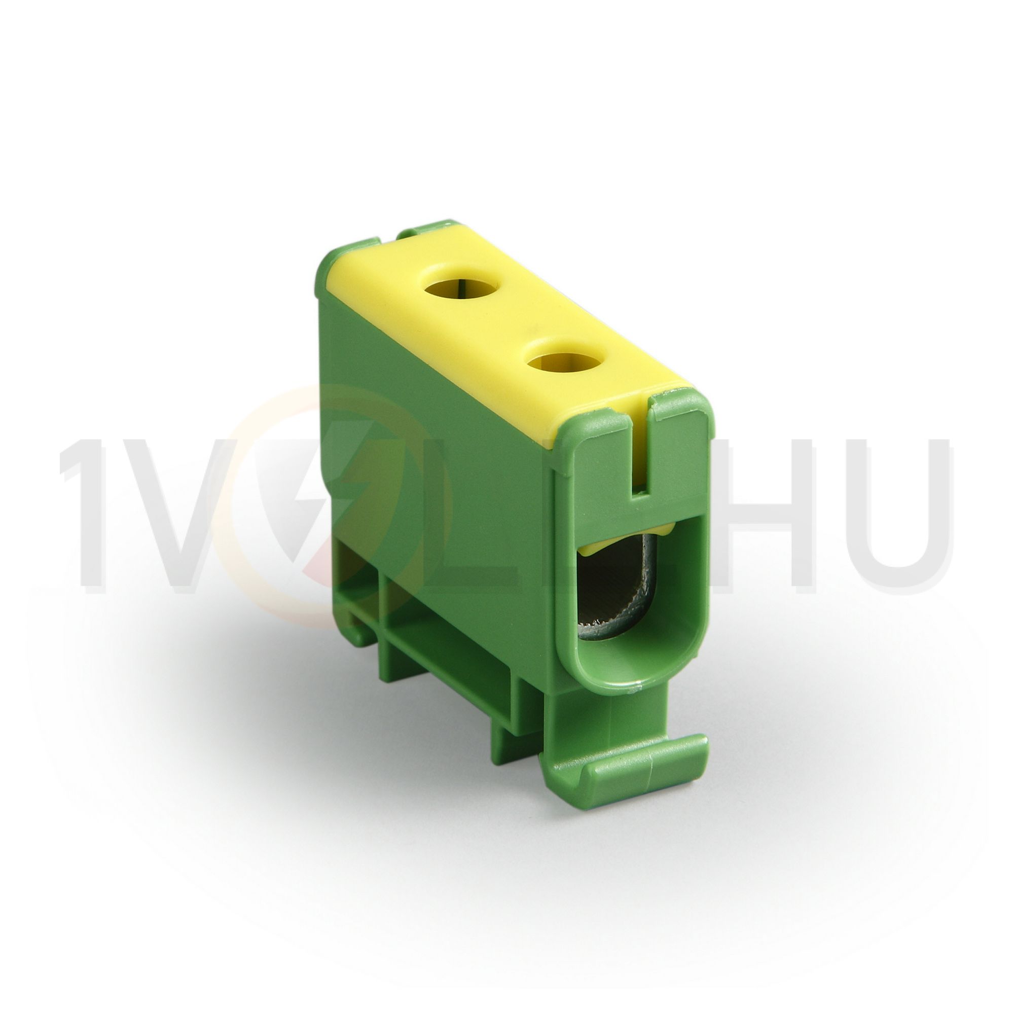 Univerzális sorkapocs PE zöld-sárga 2,5-52mm2Cu 6-52mm2Alu 1P csavaros kalapsínre KE61.3 Ensto