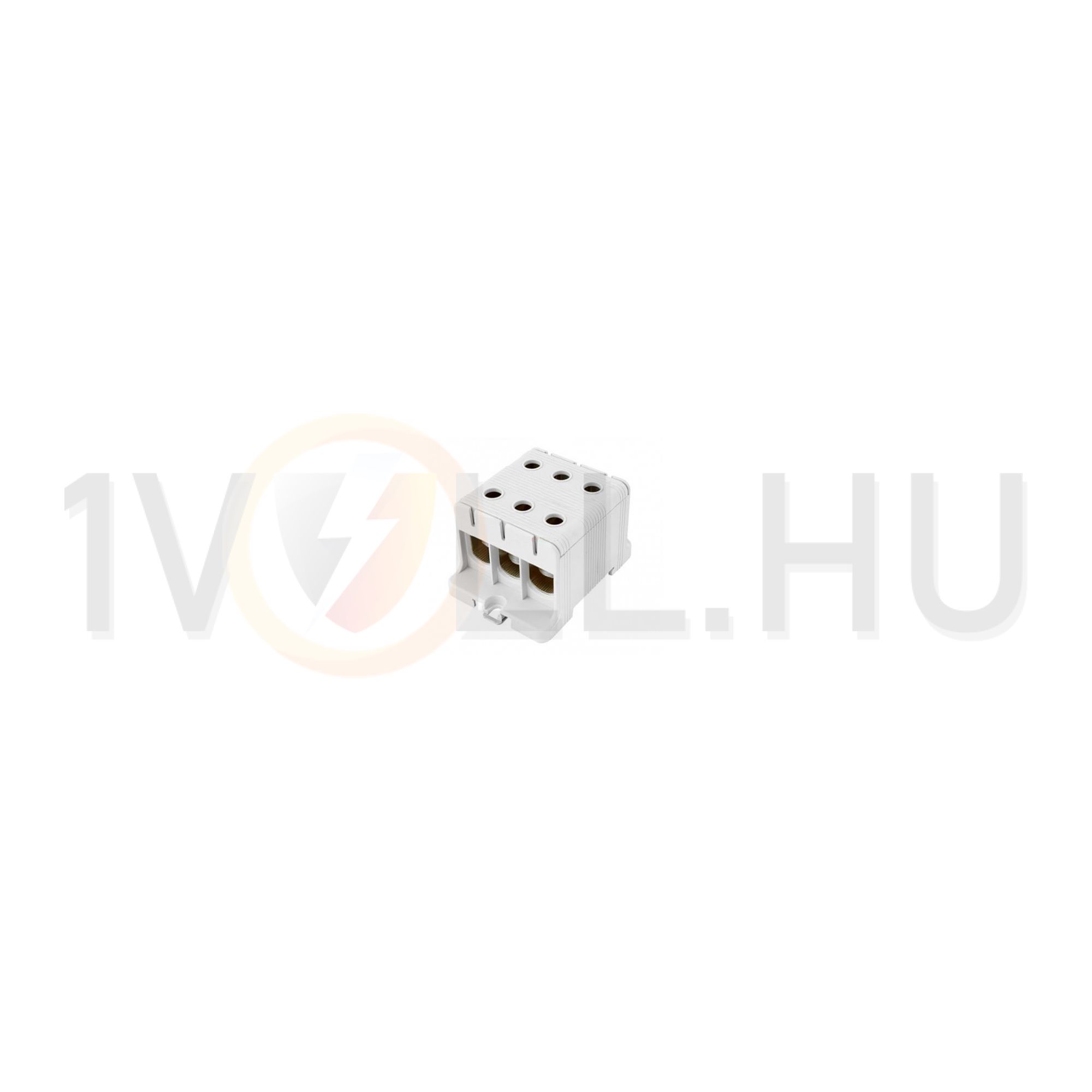 Univerzális sorkapocs szürke 16-95mm2Cu/Alu 1P csavaros 6csatl./>25 mm2 UK 95/3 A Pollmann - 2090307
