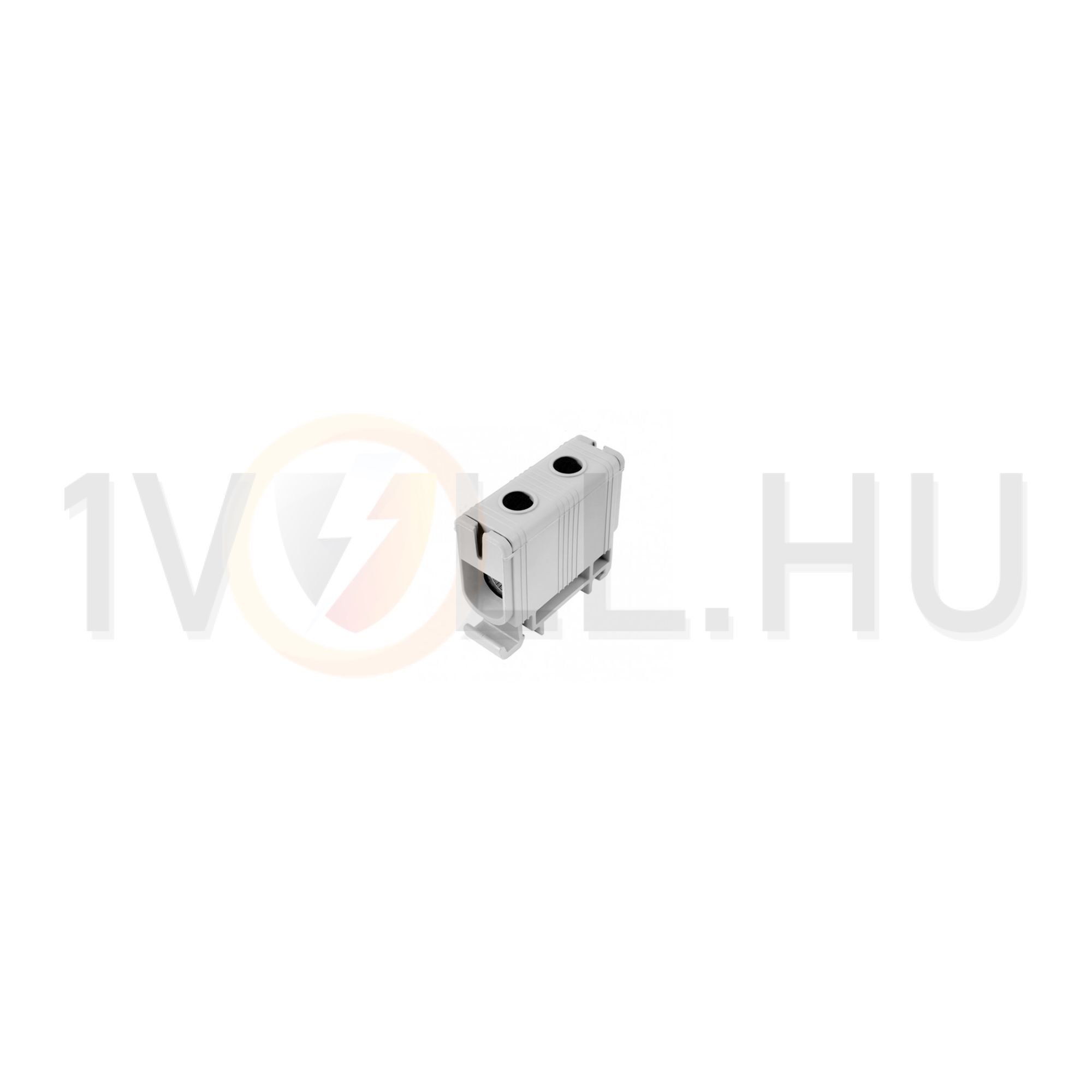 Univerzális sorkapocs szürke 2,5-50mm2Cu 6-50mm2Alu 1P csavaros UK 50/1 A Pollmann - 2090104
