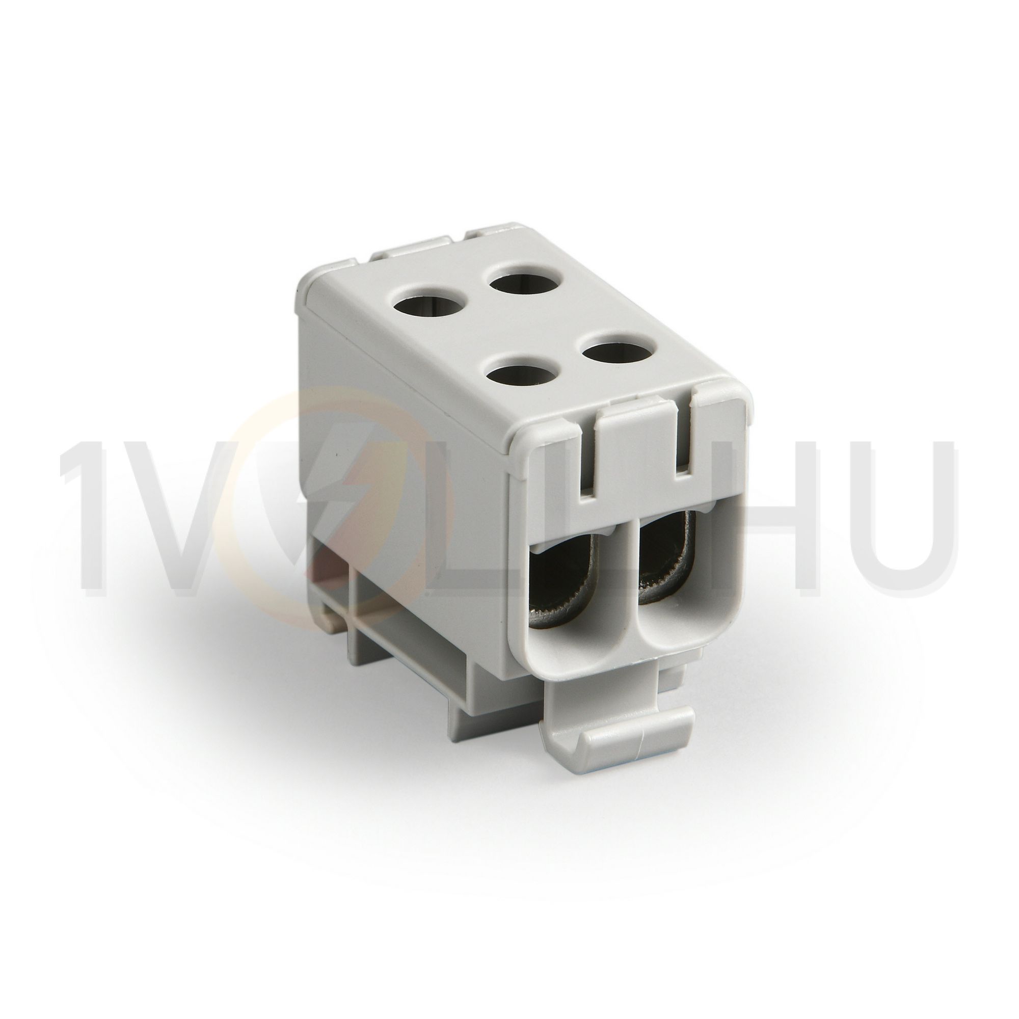 Univerzális sorkapocs szürke 2,5-50mm2Cu 6-50mm2Alu 2P csavaros 4csatl./>25 mm2 KE66 Ensto