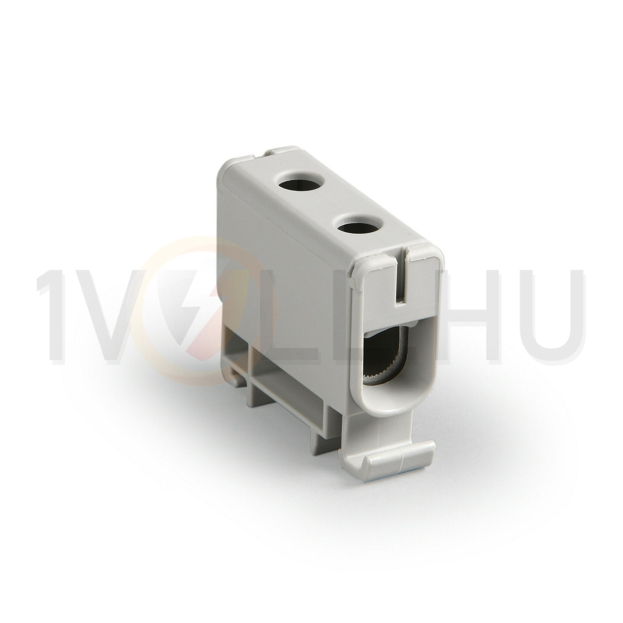 Univerzális sorkapocs szürke mm2Cu mm2Alu 1P csavaros kalapsínre érintésvédett KE61 Ensto
