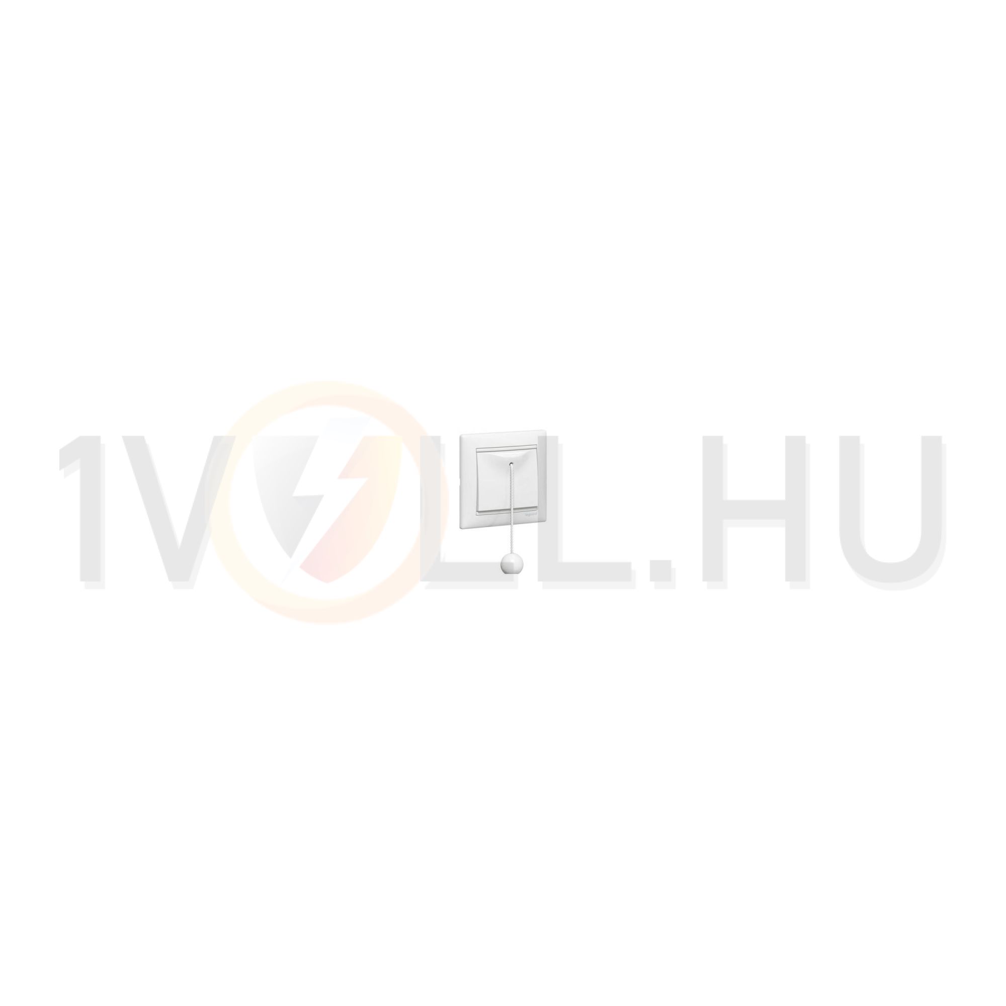 Valena 106 húzózsinóros váltókapcsoló betét közp. fedéllel fehér süllyesztett rugós IP31 LEGRAND - 774419