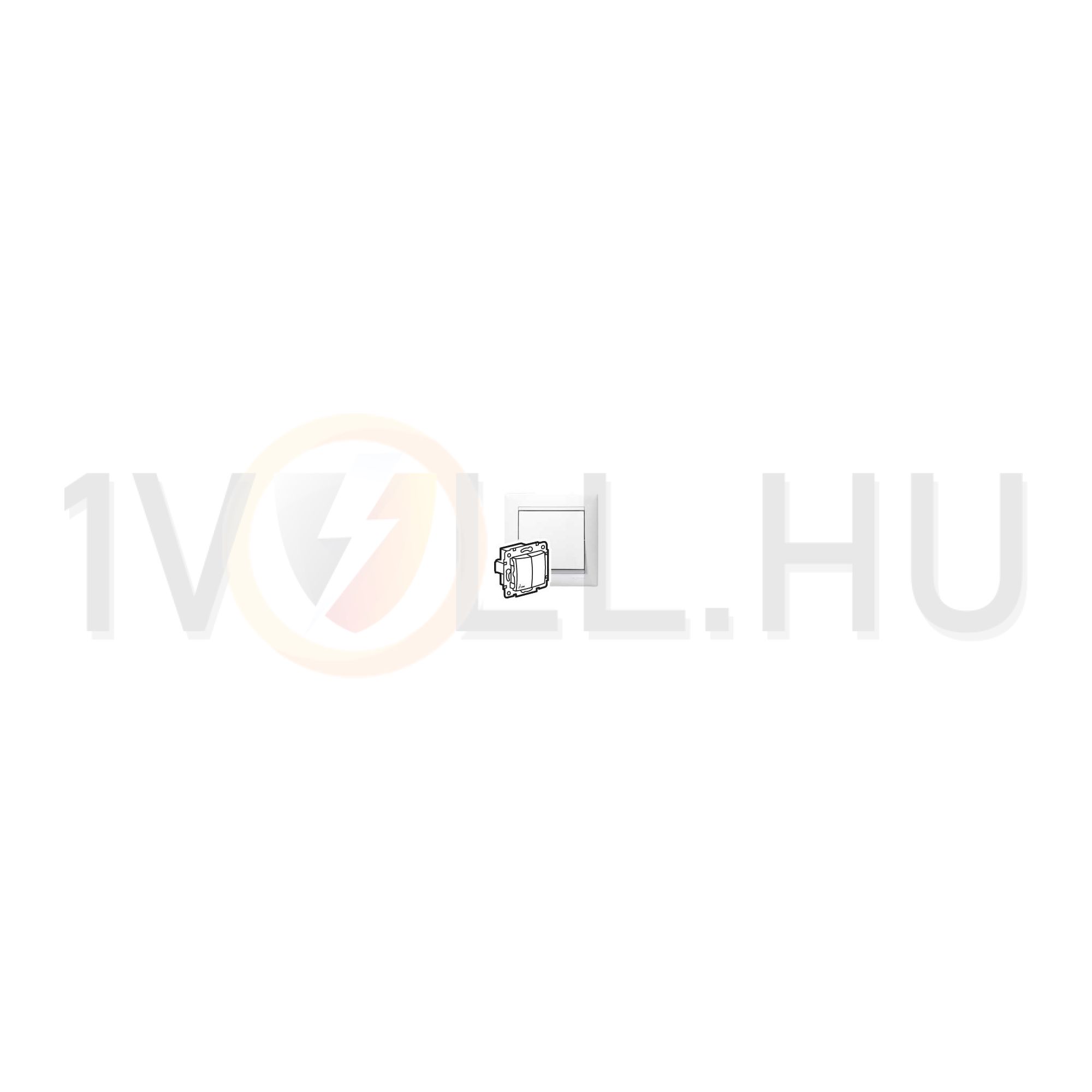 Valena 106+6 kettős váltókapcsoló betét közp. fedéllel fehér süllyesztett IP44 2- LEGRAND - 770098