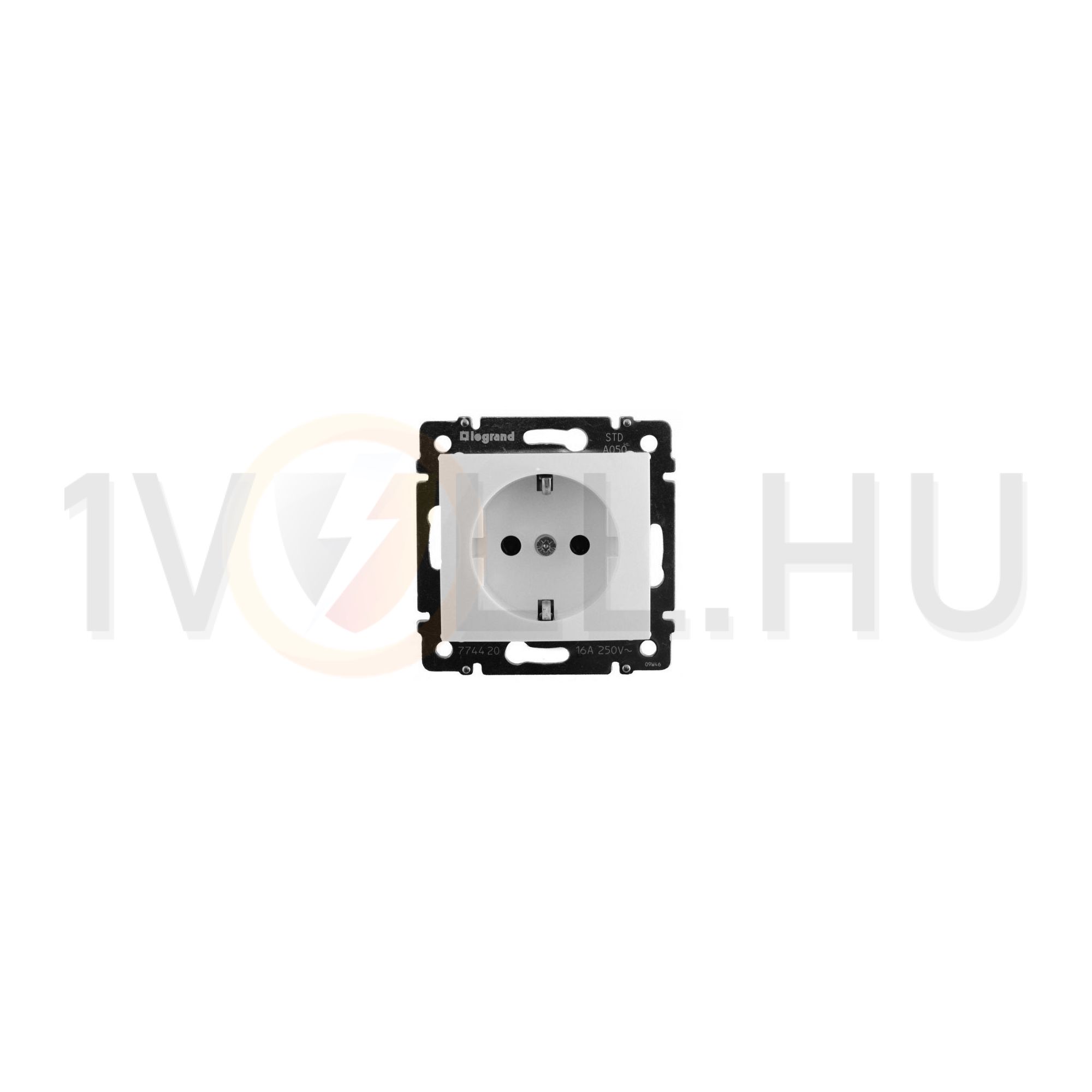 Valena 162 dugalj földelt központi fedlap gyerekzárral fehér IP21 süllyesztett LEGRAND - 774222