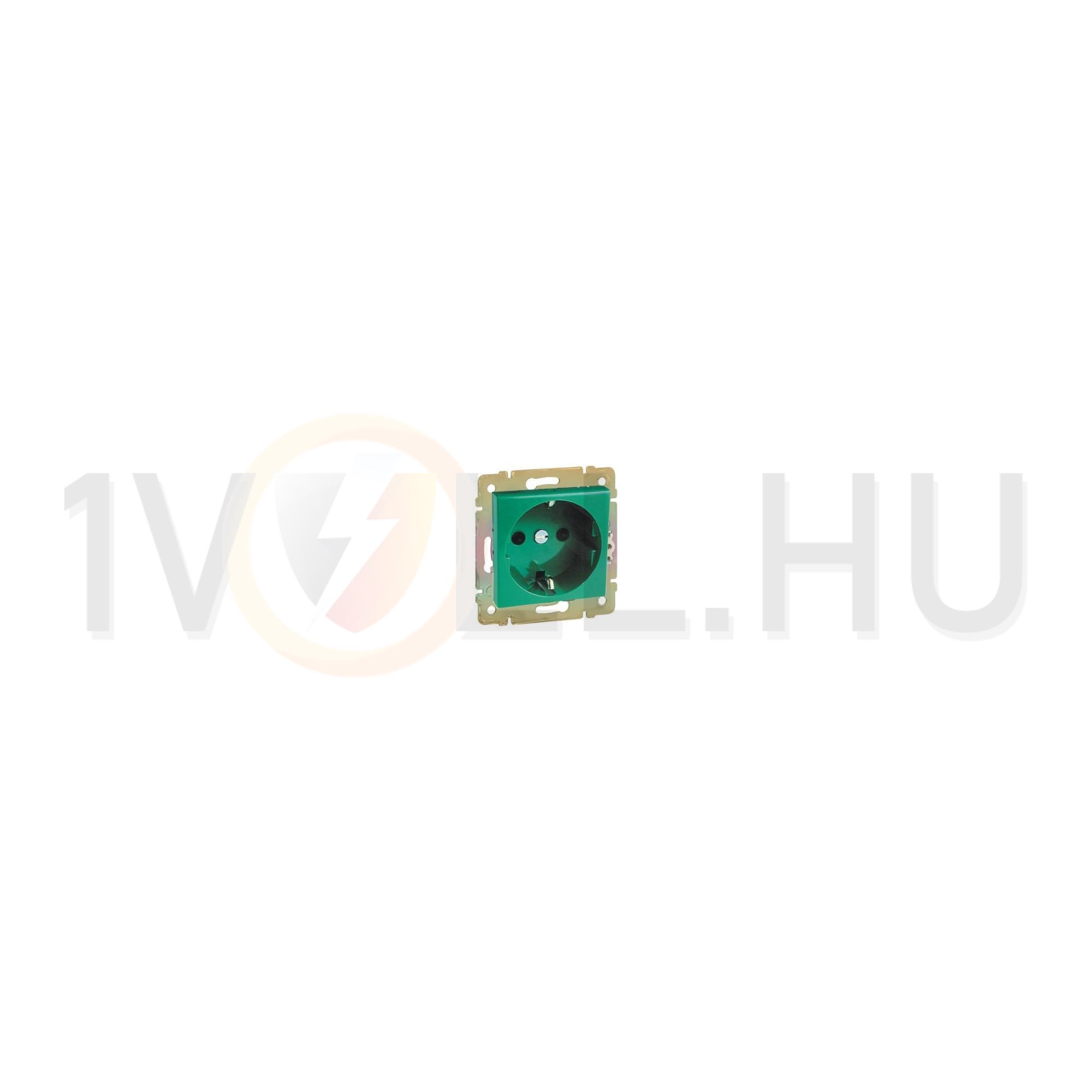 Valena 162 dugalj földelt központi fedlap zöld IP20 süllyesztett csavaros LEGRAND - 774372