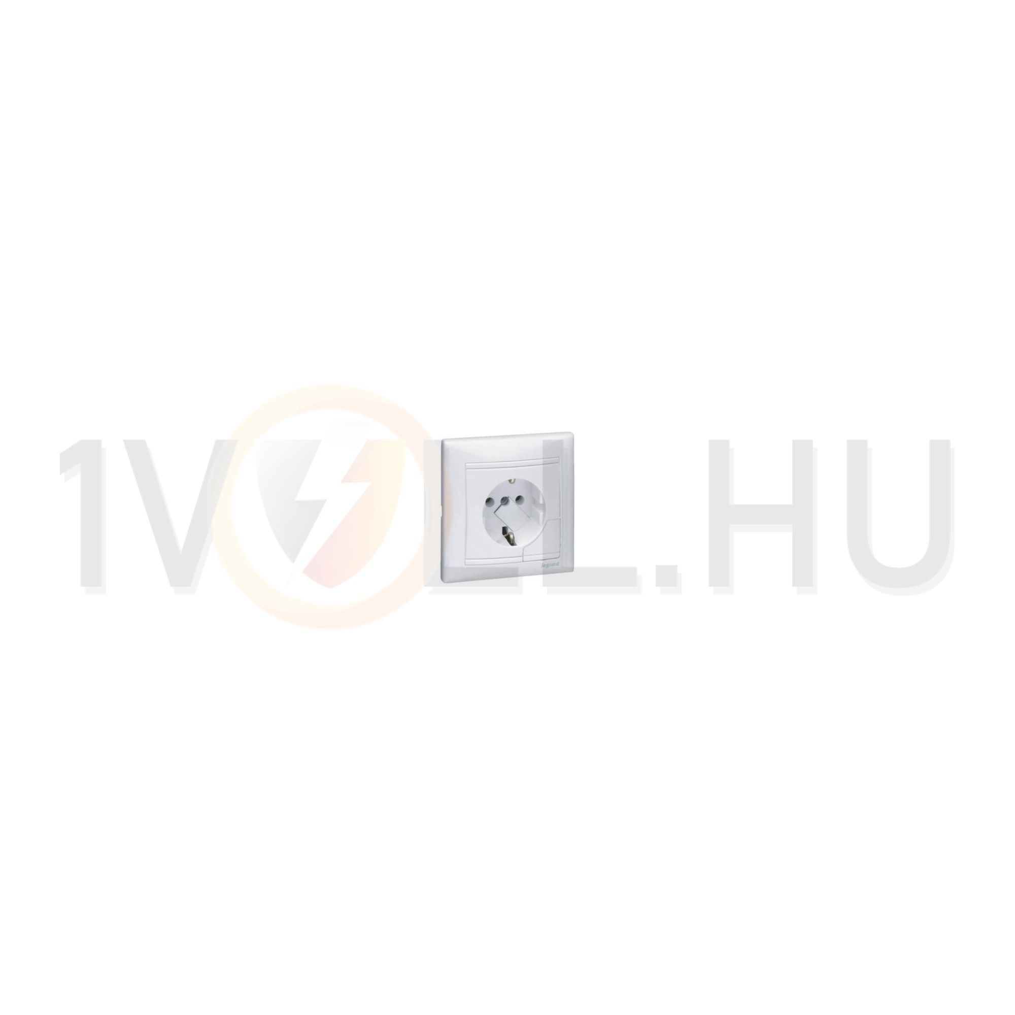 Valena 162 dugalj földelt teljes fedlappal fehér IP20 süllyesztett csavaros LEGRAND - 774394