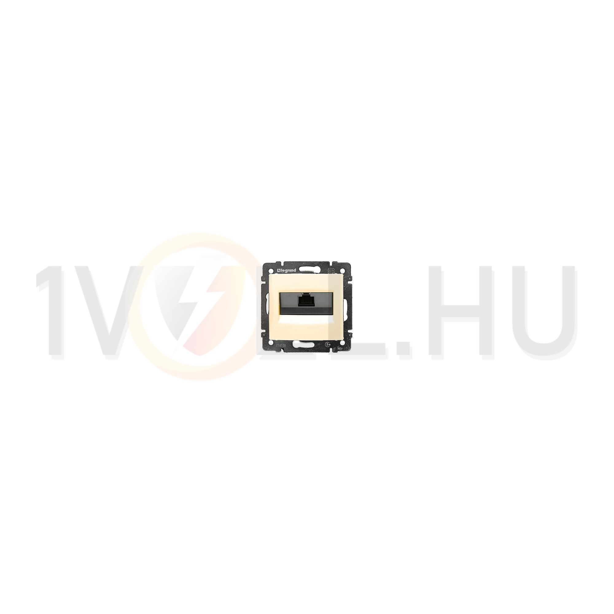Valena adatcsatlakozó dugalj UTP RJ45 8(8) Cat5e elefántcsont csavaros LEGRAND - 774138