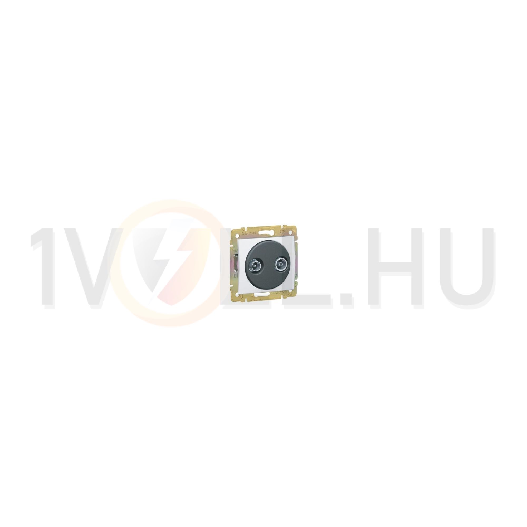 Valena antenna aljzat TV-R süllyesztett fehér 2-kimenet MM-végzáró 10dB/860MHz LEGRAND - 774433