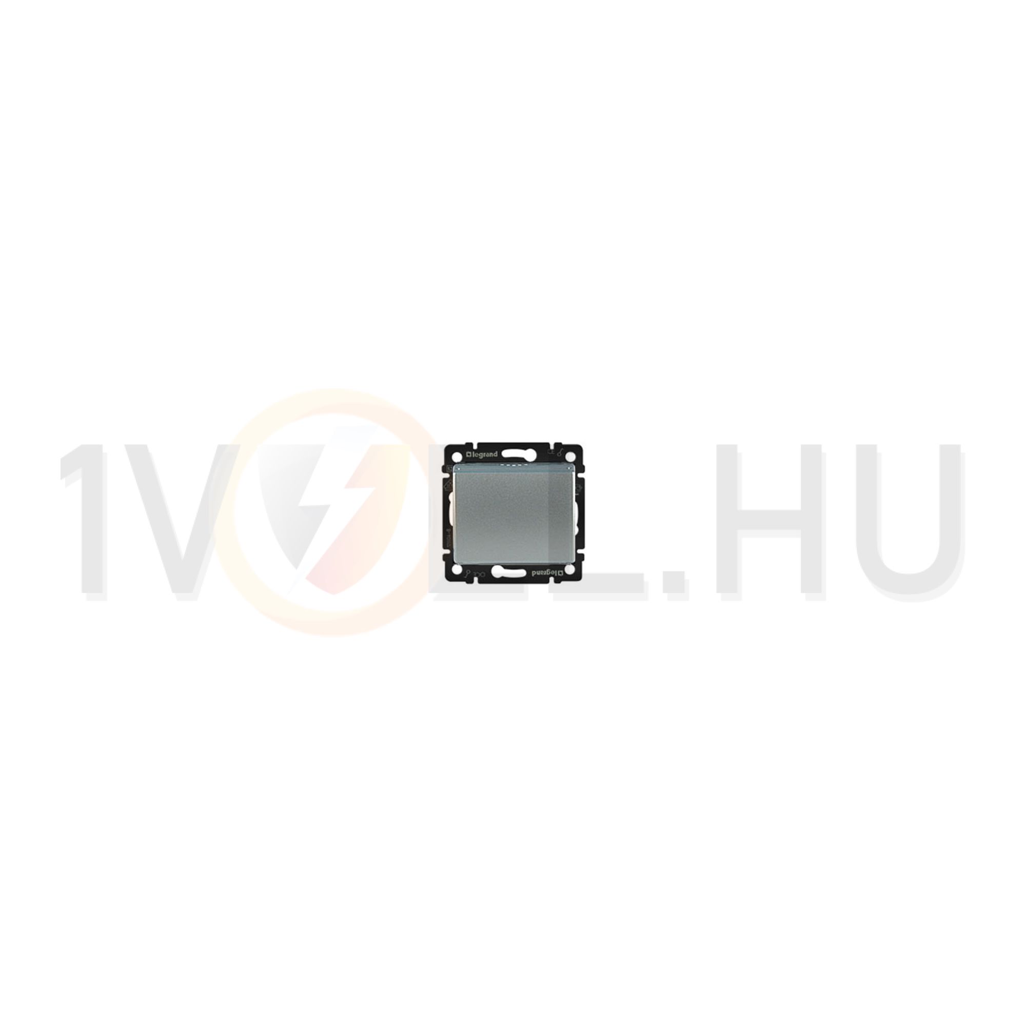 Valena 101 1P hotelkártya-kapcsoló betét közp. fedéllel alumínium süllyesztett csavaros LEGRAND - 770235